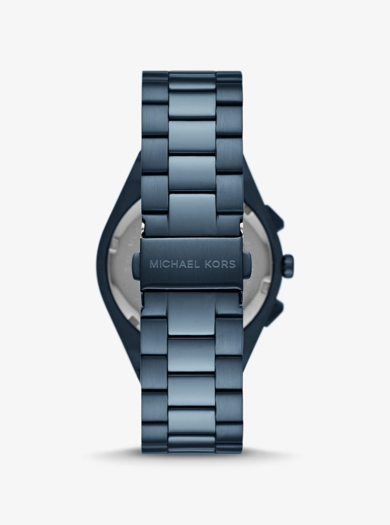 Michael kors shop blue strap watch