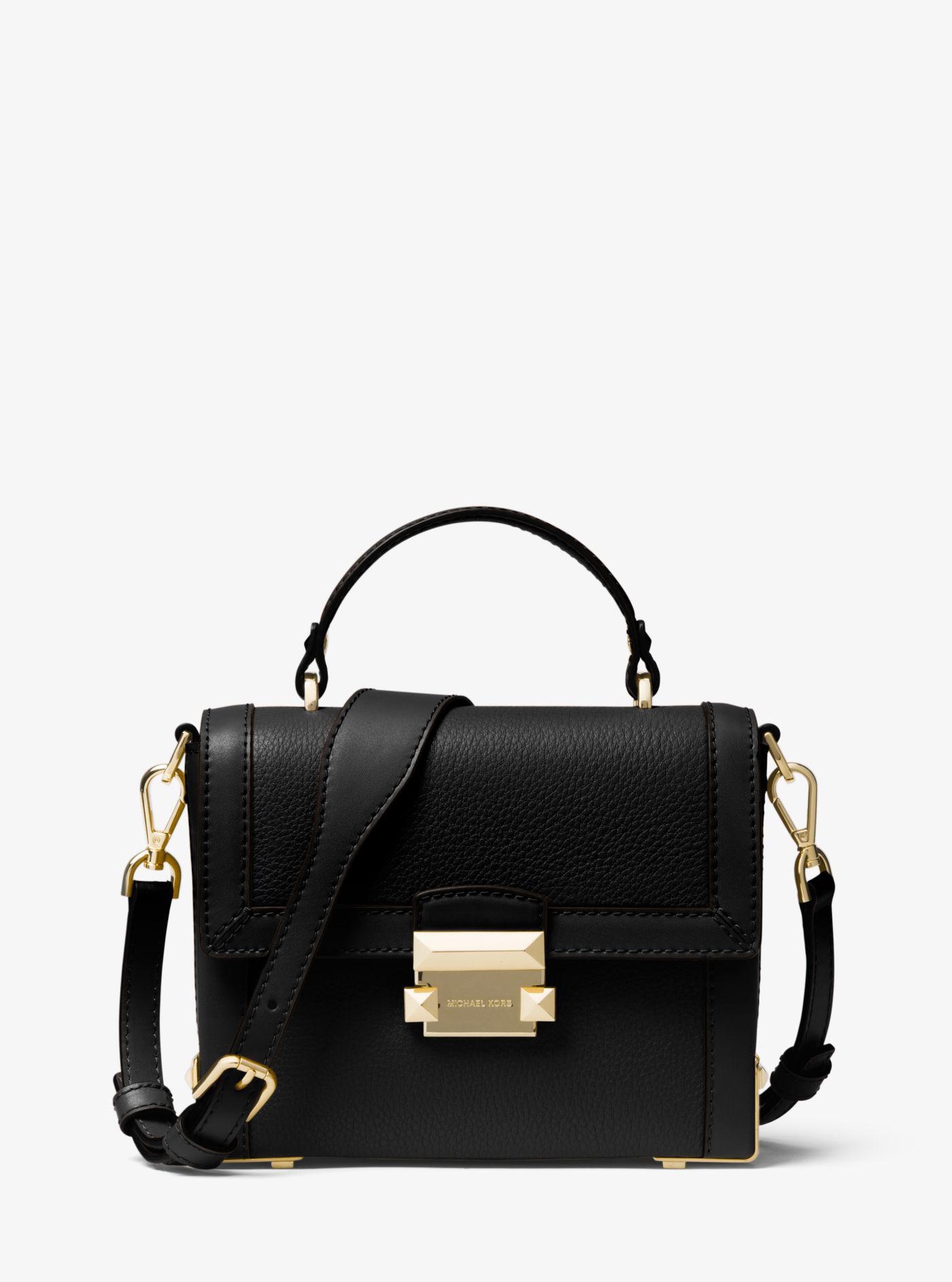 tory burch ella mini tote black