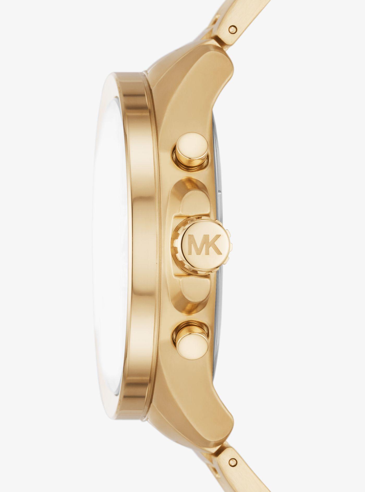 Michael Kors Oversized Wren Pavé Gold 