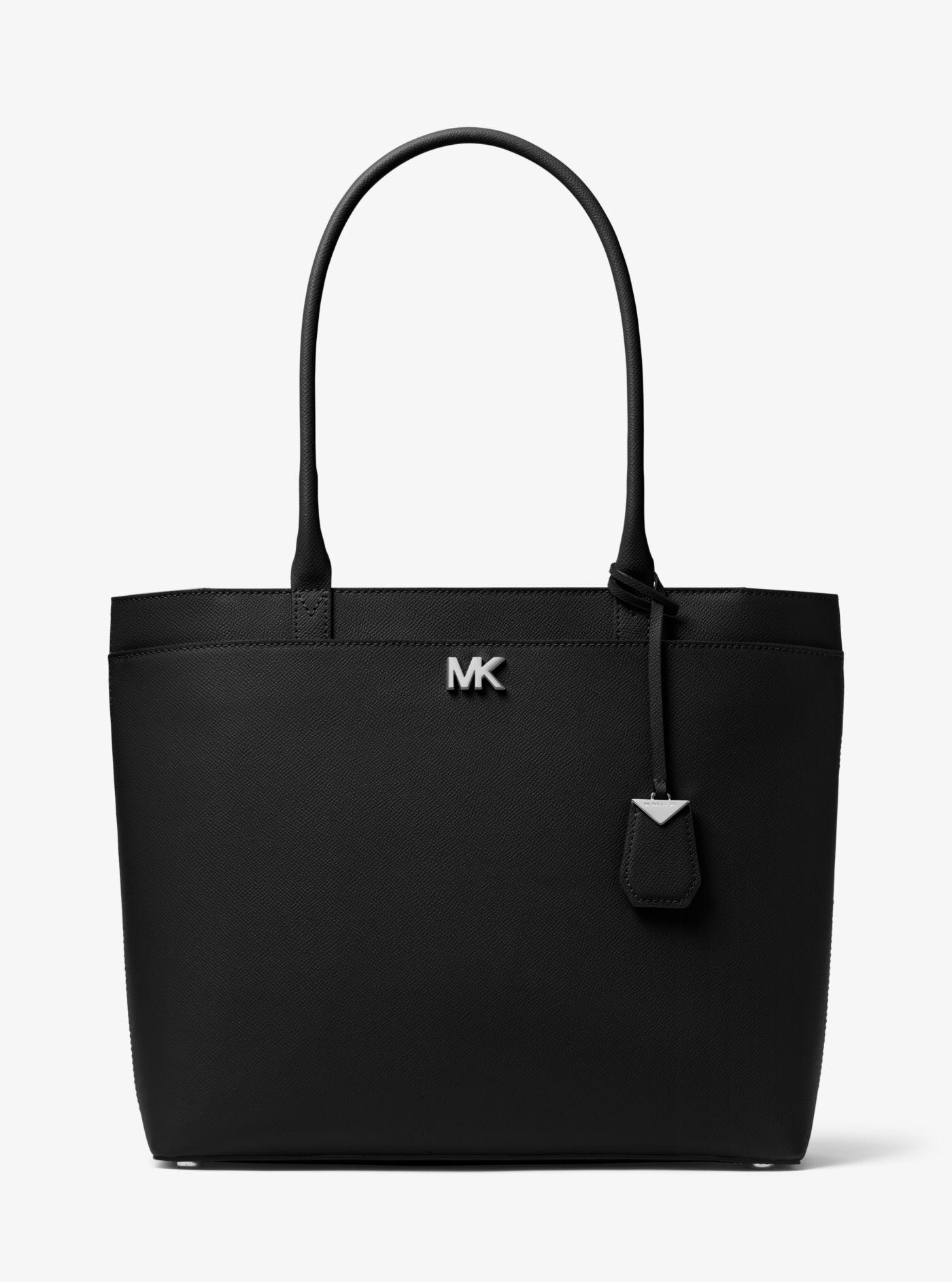 michael kors maddie large crossgrain leather tote