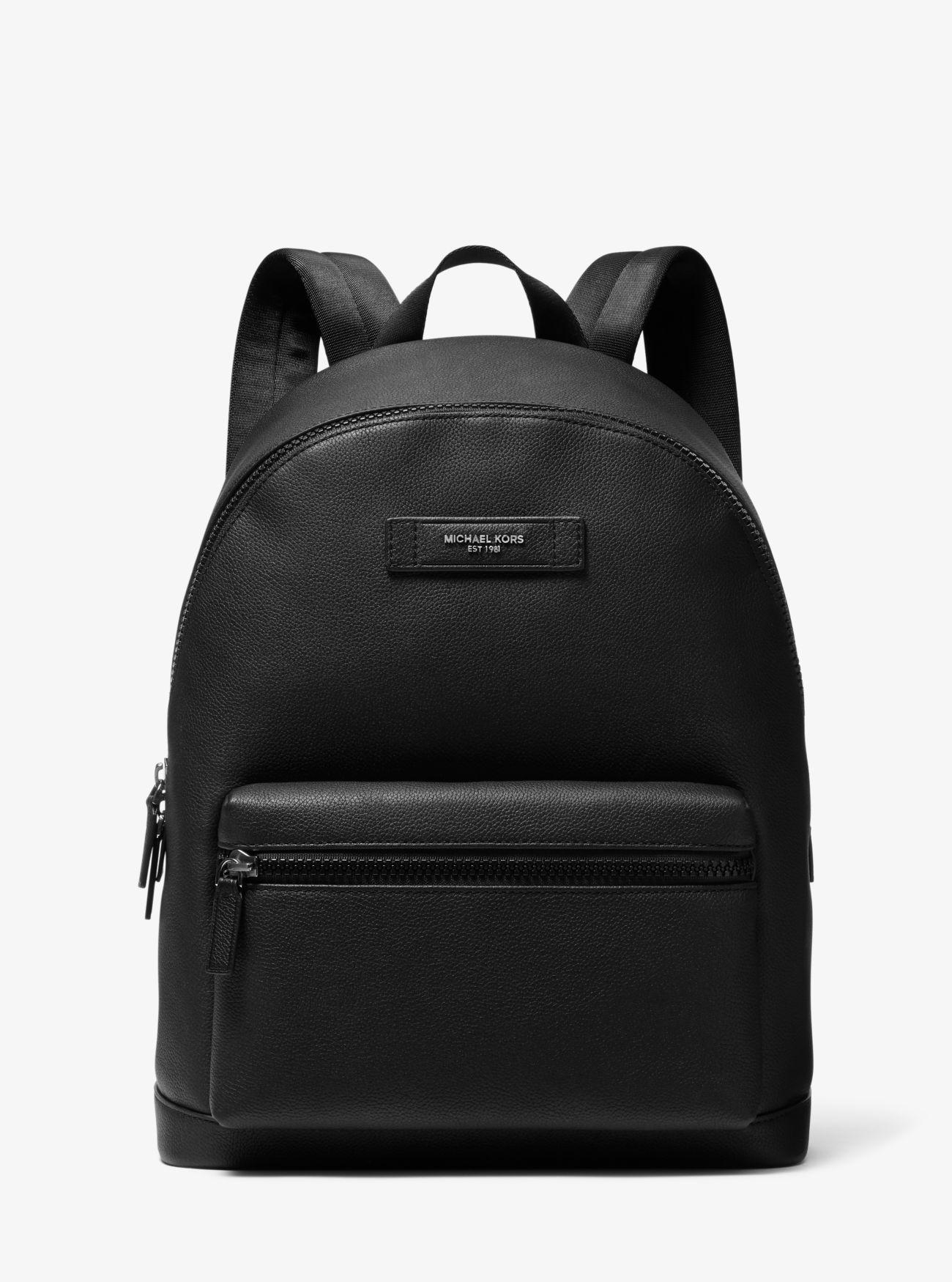 Pebbled Leather Backpack