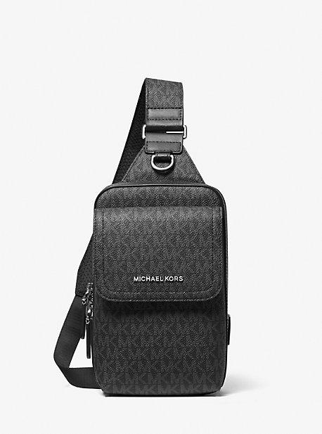 MICHAEL KORS ブラックバッグ 公式アウトレット】SHEILA メタリック ミッドファスナー トート