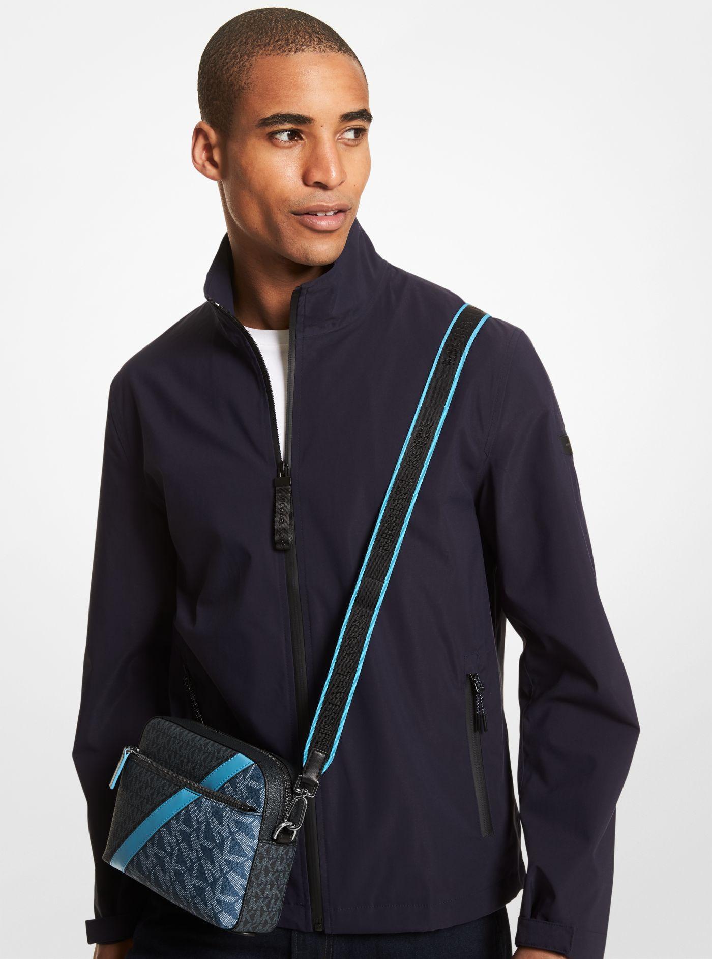Kræft uafhængigt Nebu Michael Kors Cooper Color-block Logo Stripe Crossbody Bag in Blue for Men |  Lyst