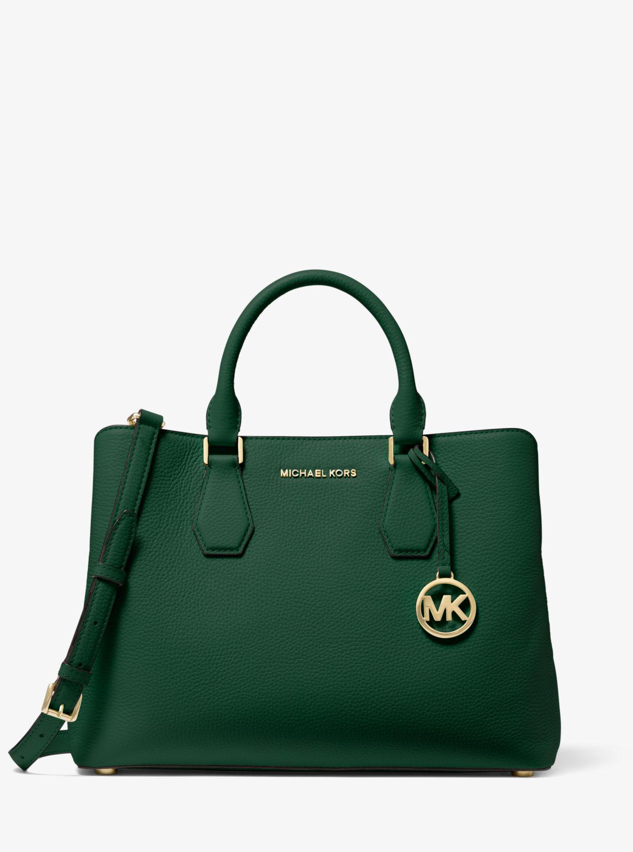 Borsa A Mano Camille Grande In Pelle di Michael Kors in Verde | Lyst