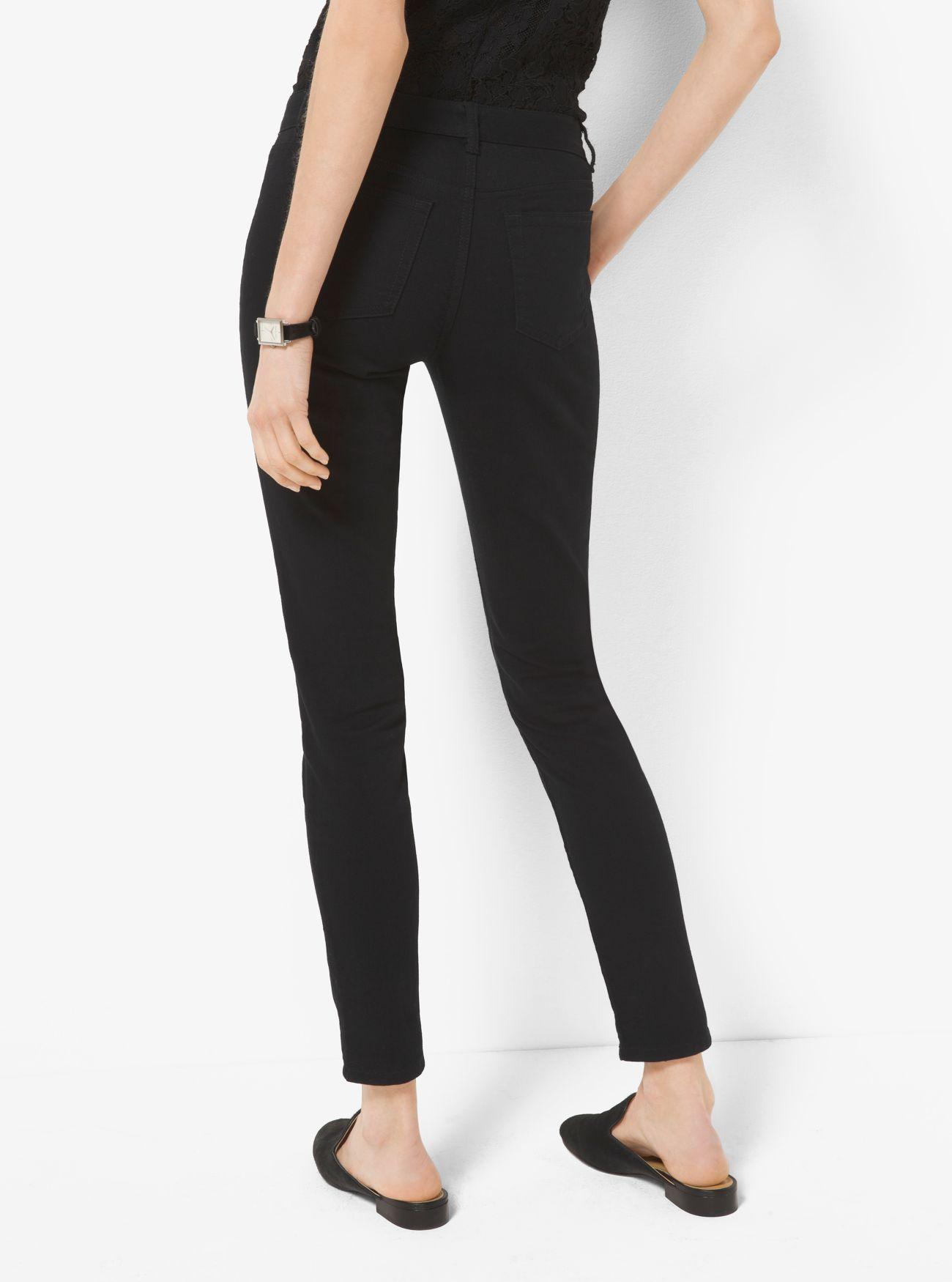 Michael Kors Selma Skinny Jeans in Black | Lyst