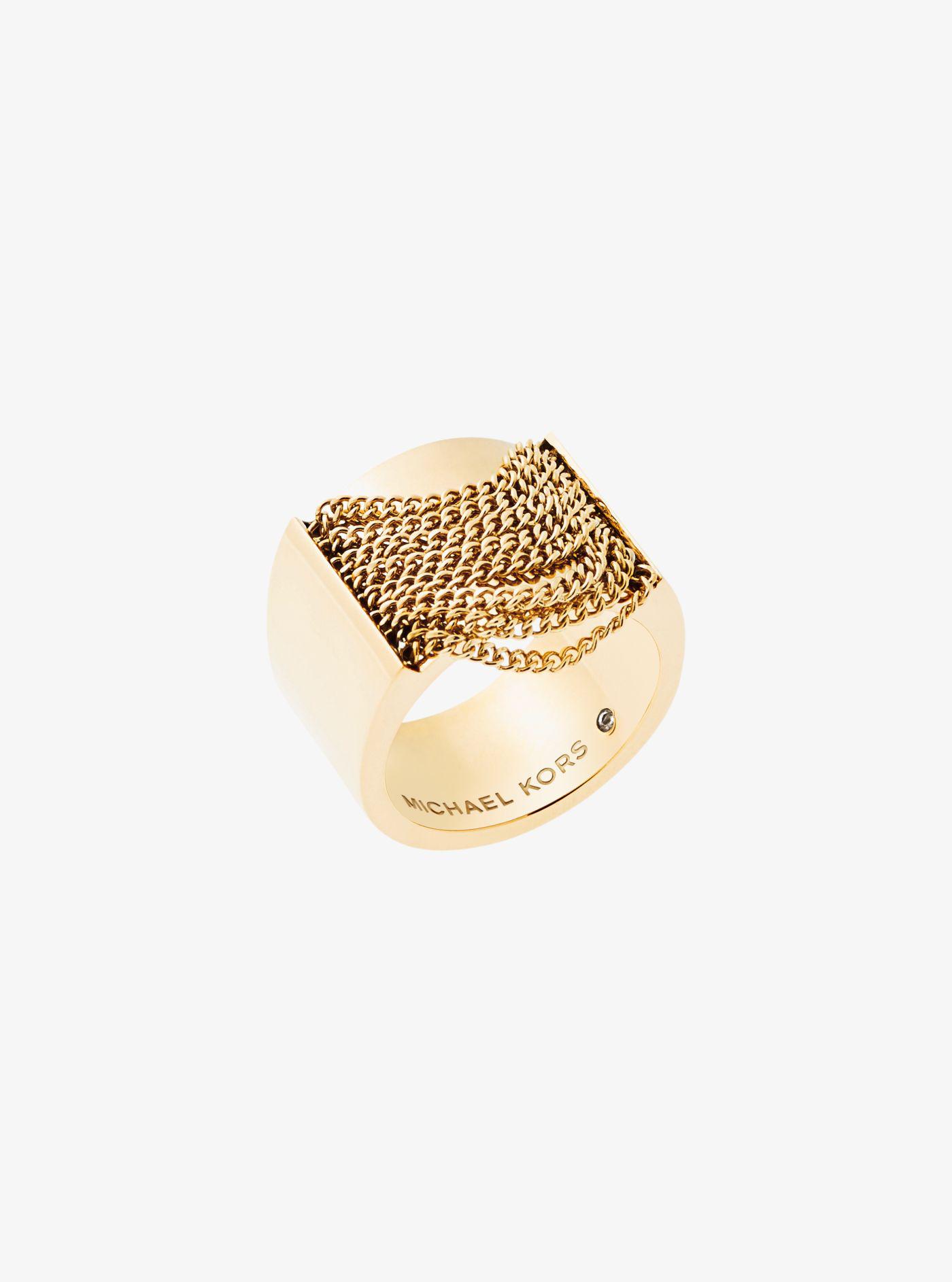 michael kors chain ring