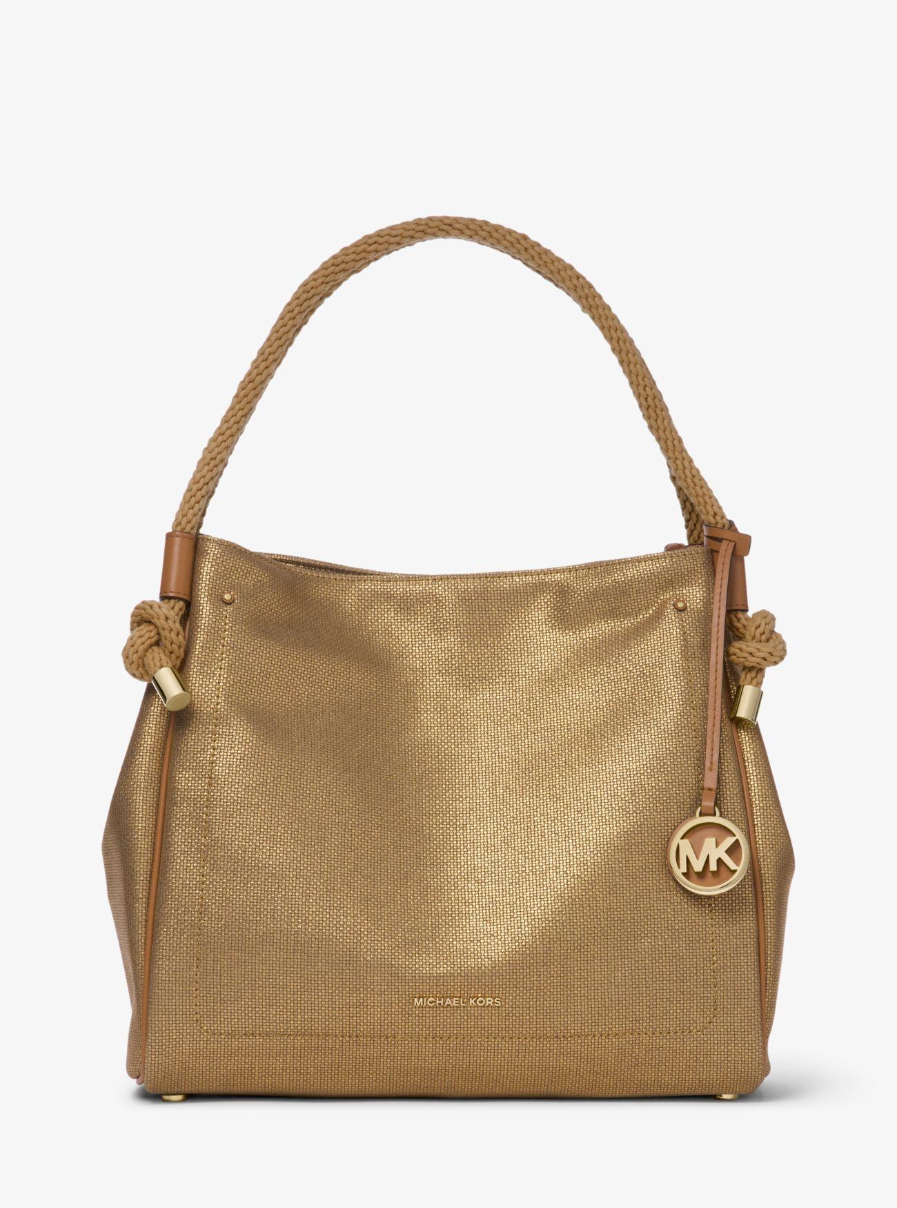 mk isla large satchel