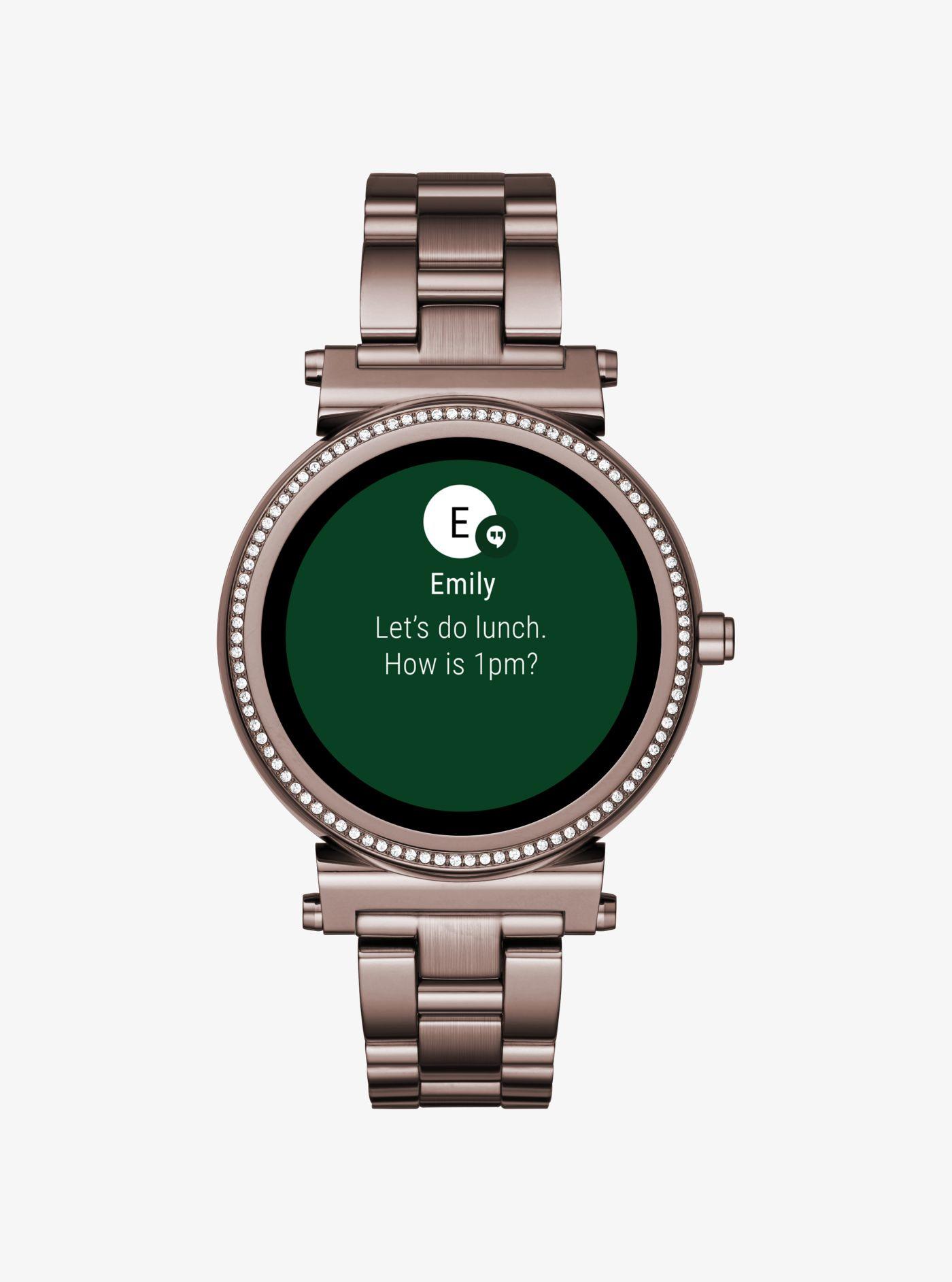 sofie pave sable tone smartwatch