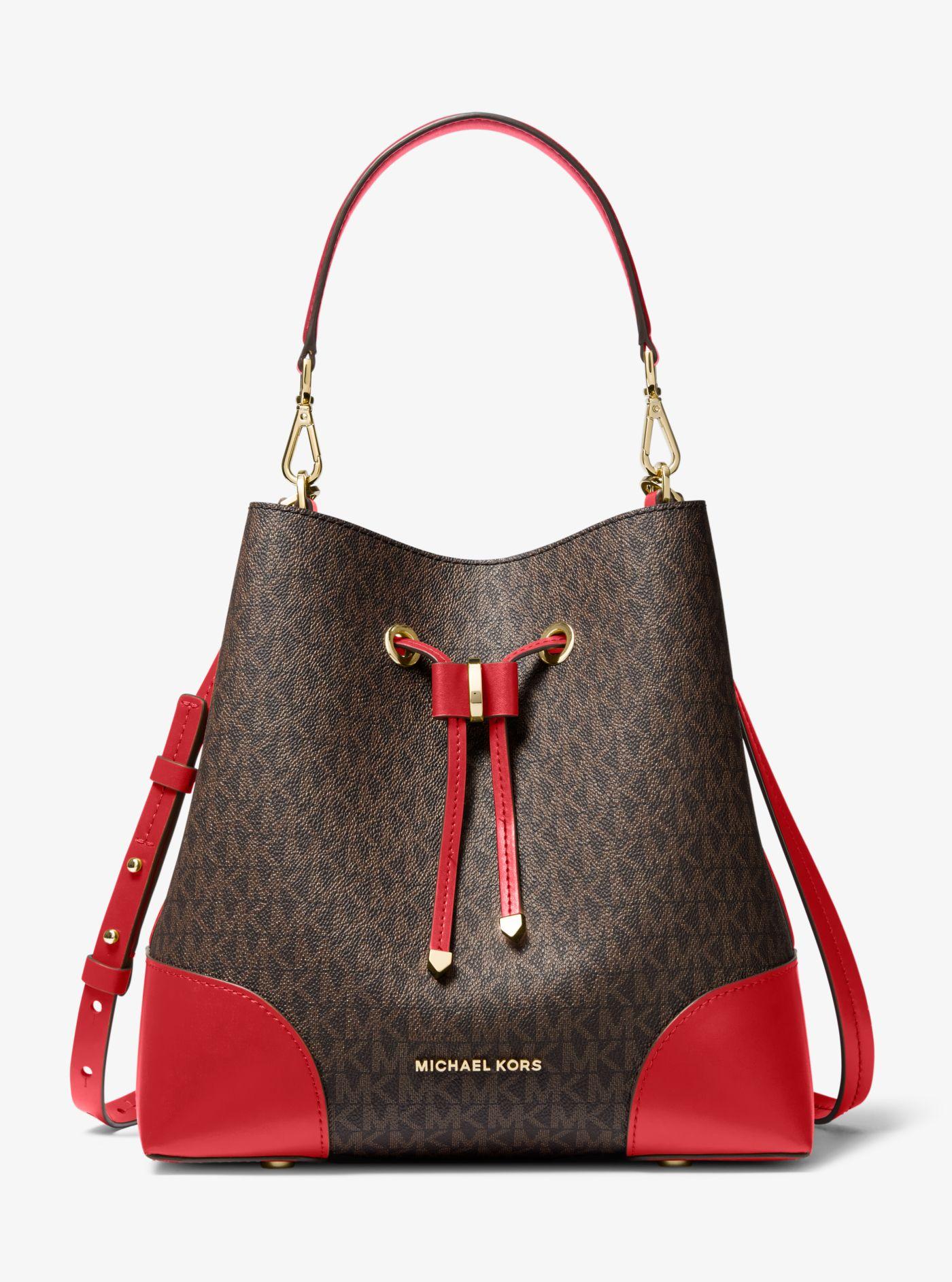 michael kors mercer red bag