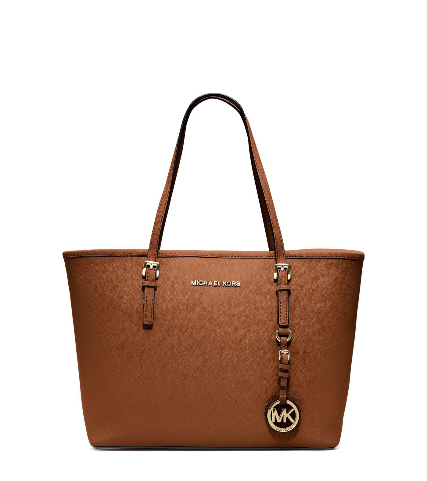 michael kors jet set saffiano tote small