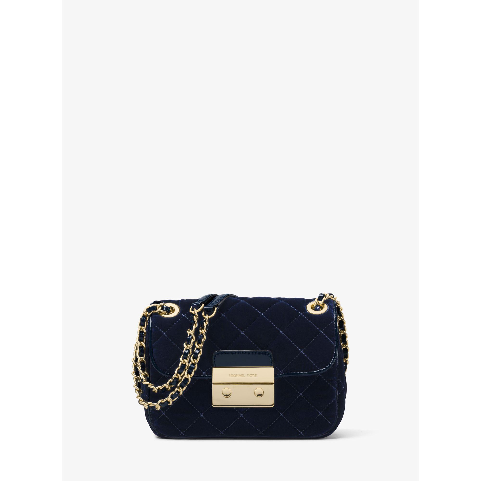 michael kors velvet bag