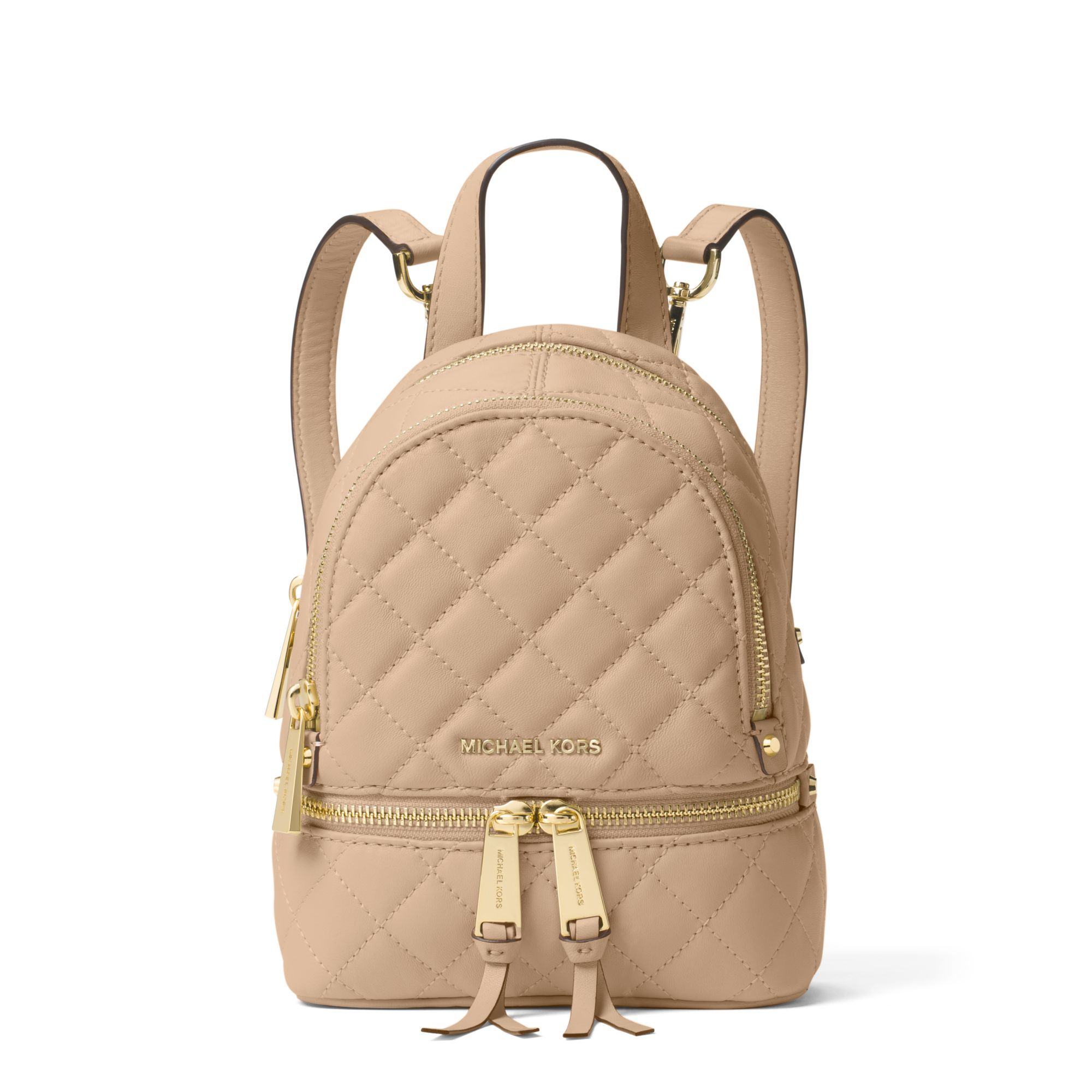 quilted michael kors backpack