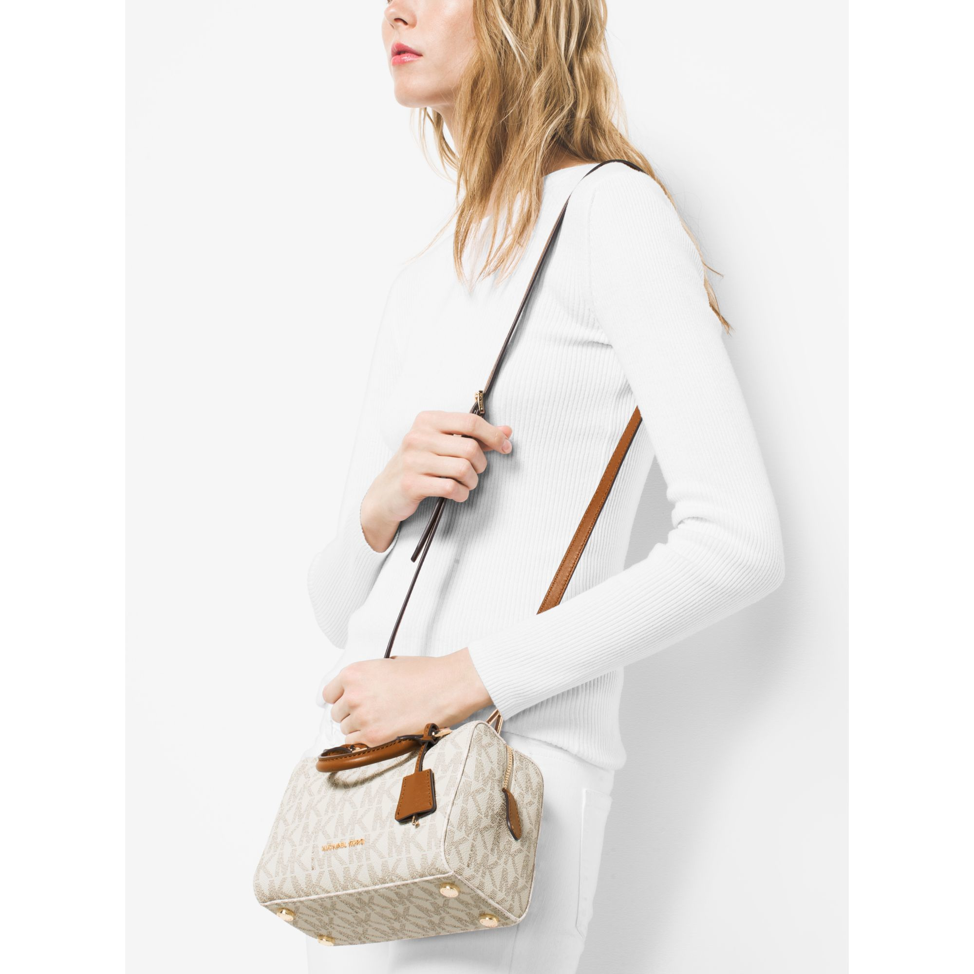 michael kors kirby medium satchel