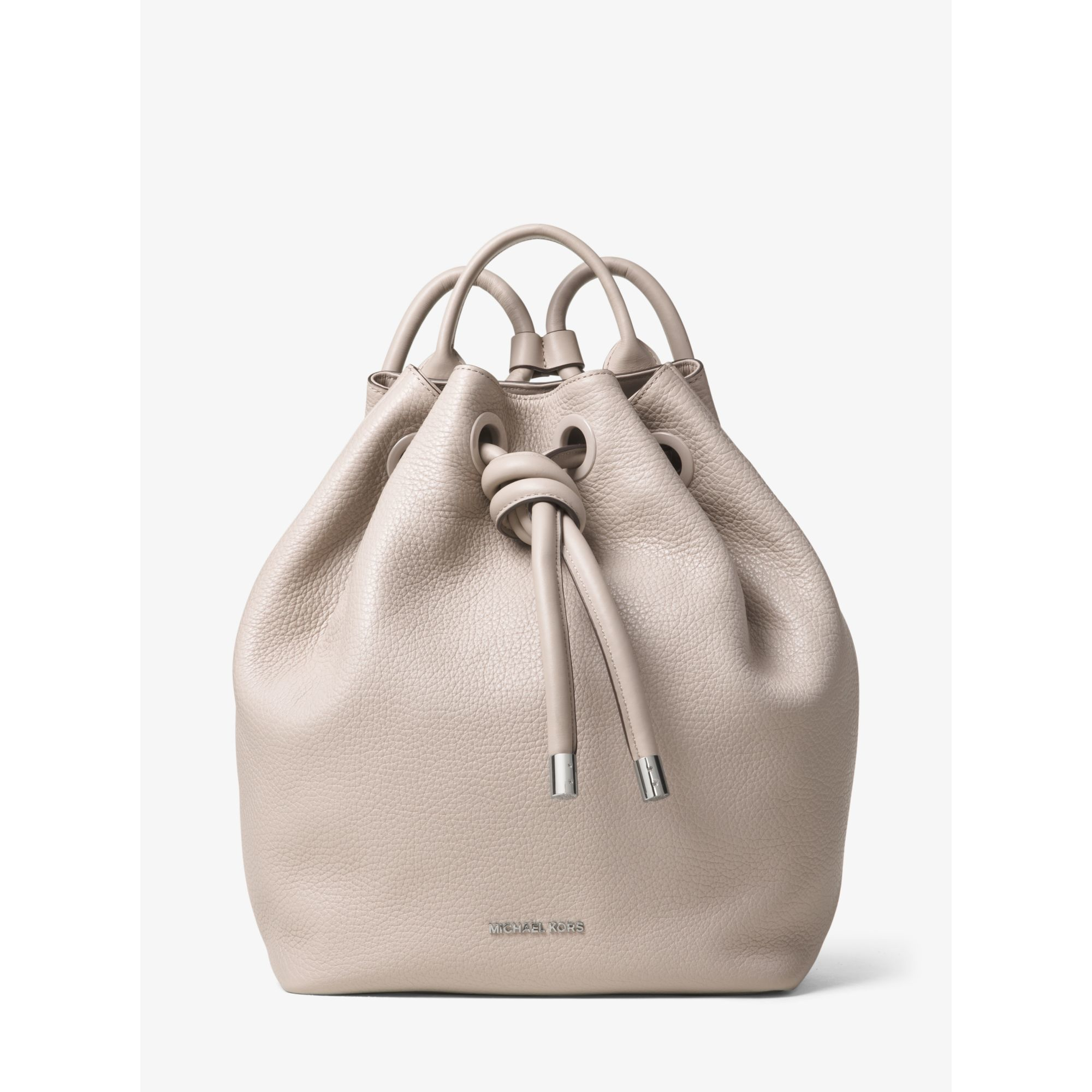 michael kors viv large leather backpack