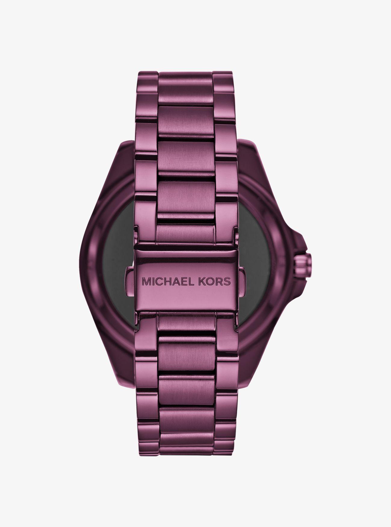 Michael kors smartwatch purple hotsell