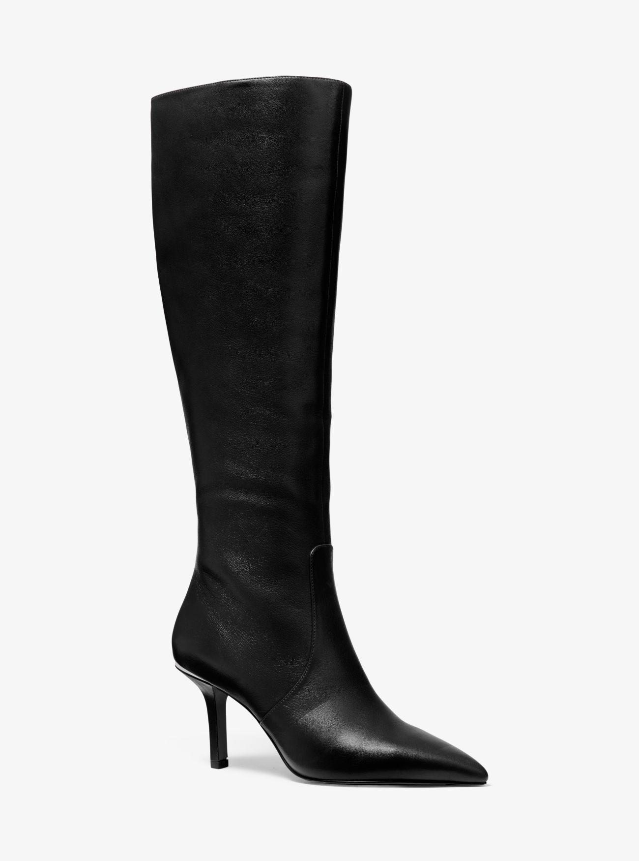 michael kors black knee high boots