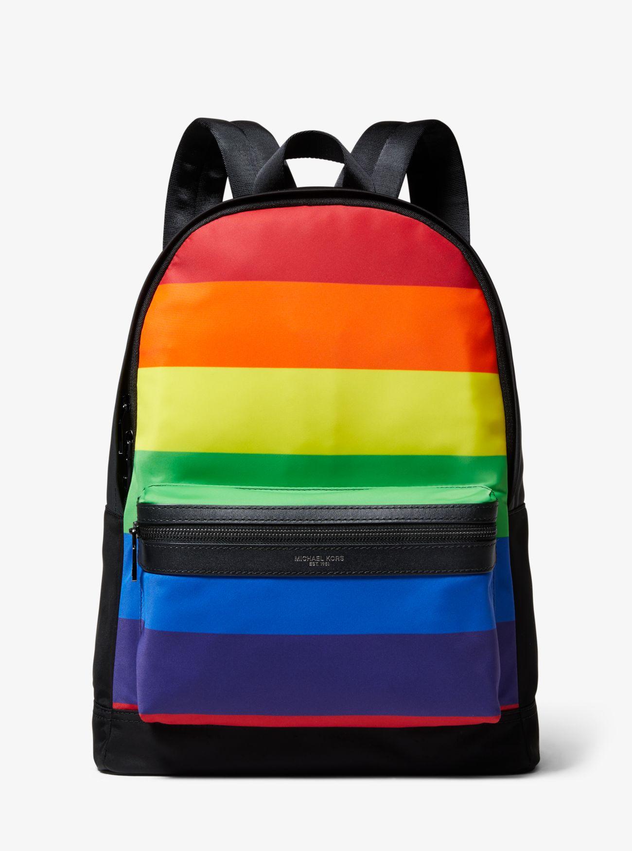 rainbow michael kors backpack