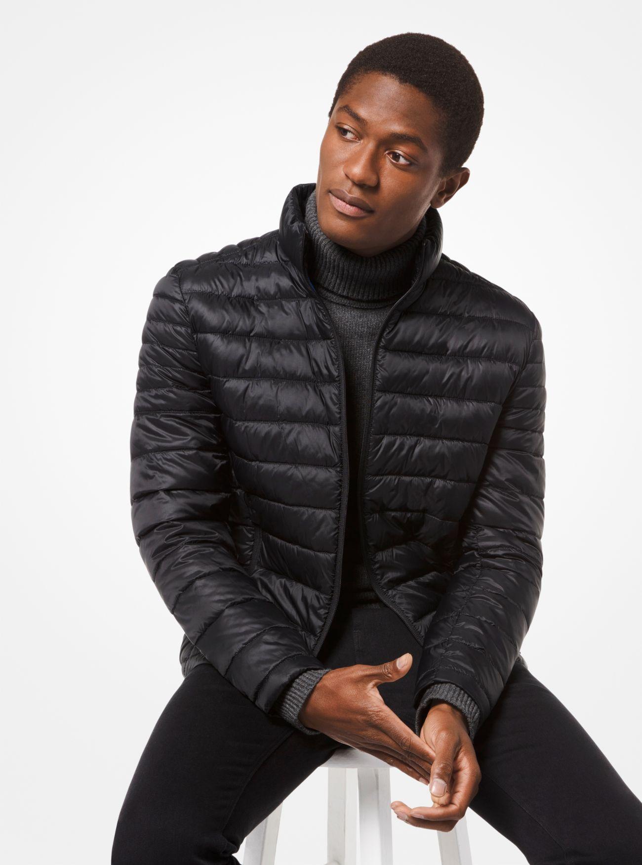 michael kors down filled packable jacket