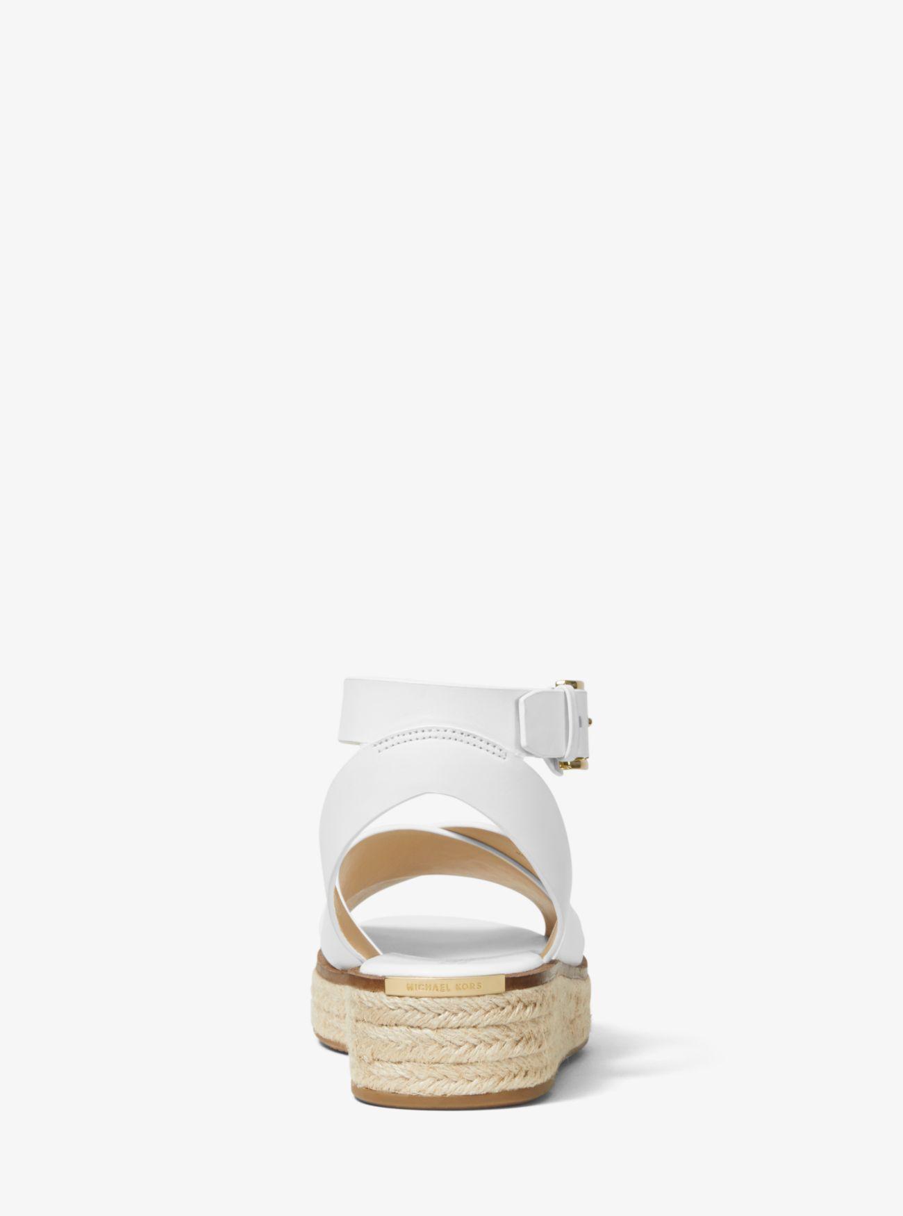 abbott leather espadrille sandal