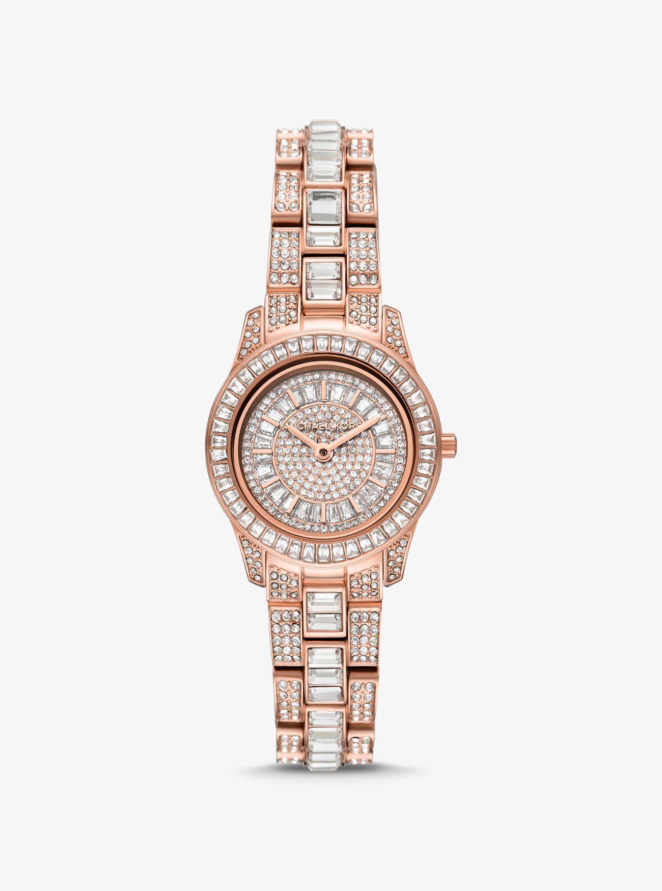 Reloj Runway petite de edición limitada en tono dorado rosa con  incrustaciones Michael Kors de color Rosa | Lyst