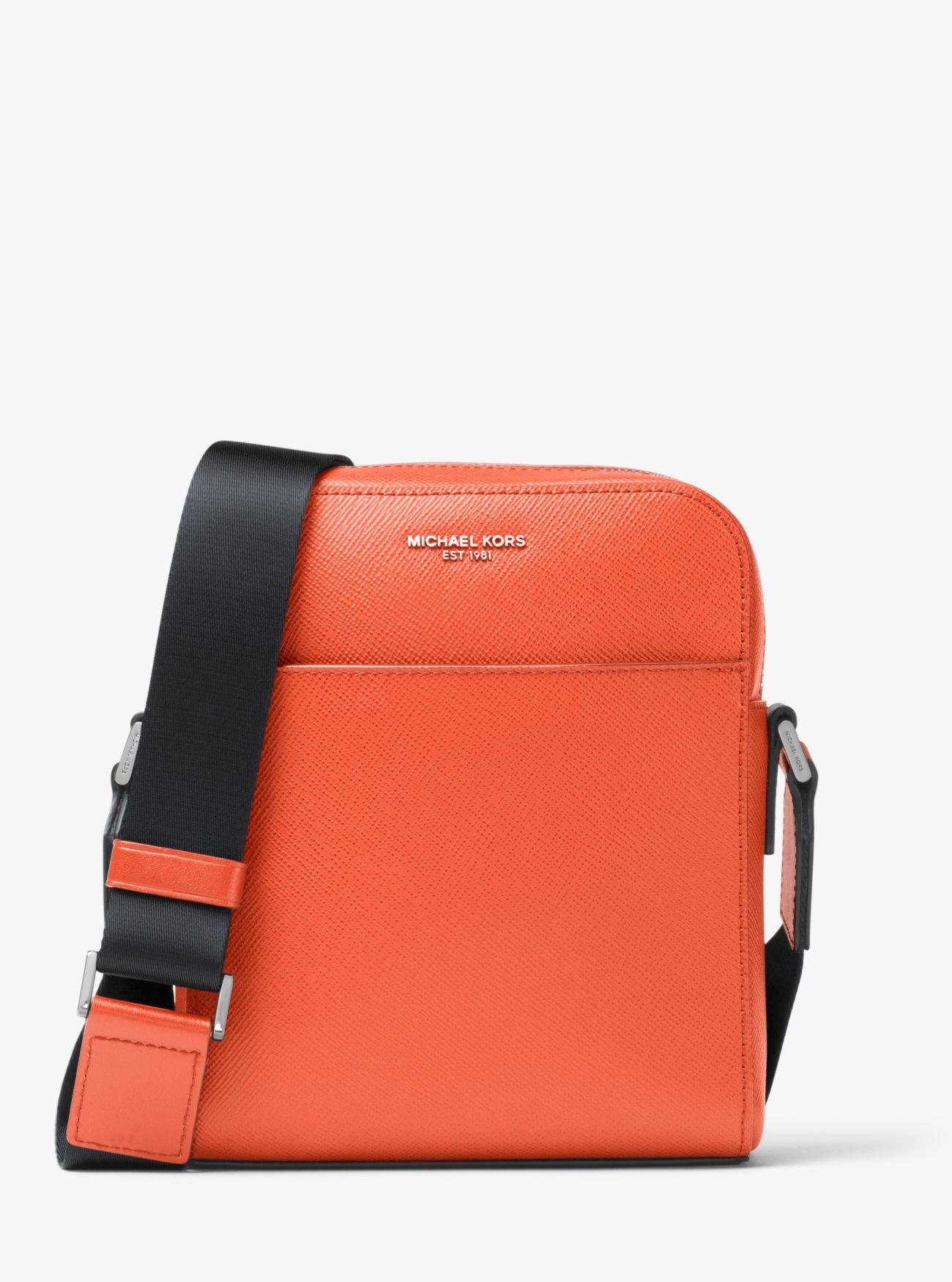 henry leather flight bag