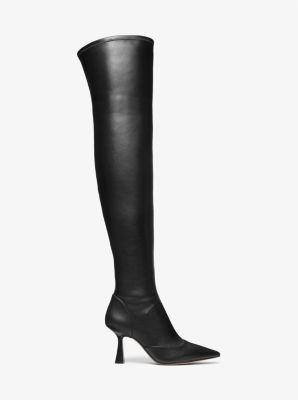 Michael Kors Mk Clara Over The Knee Boot in Black Lyst UK