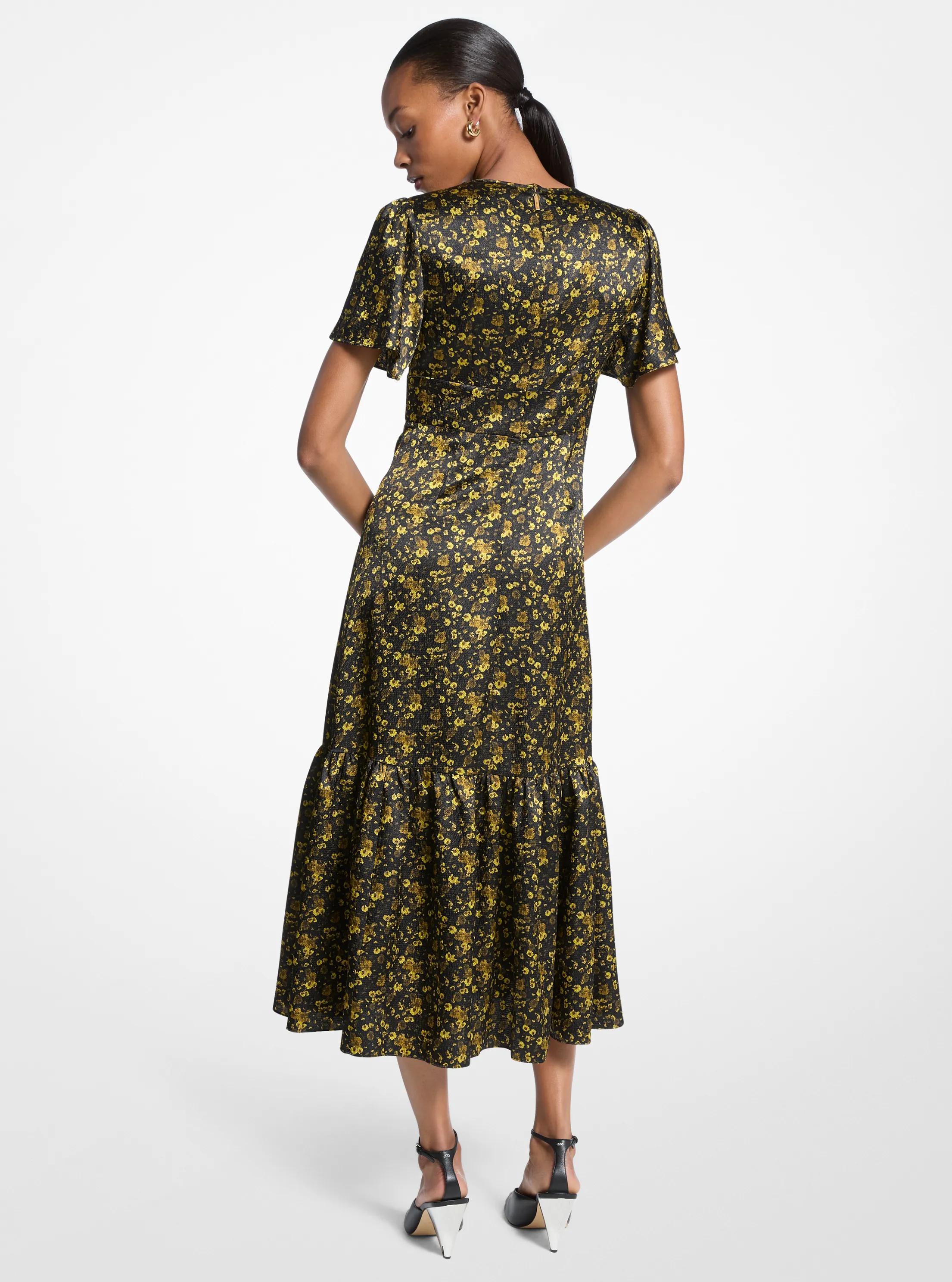 michael kors satin midi dress Michael Kors Open-Back Satin Midi Dress In Pink - 71% Off