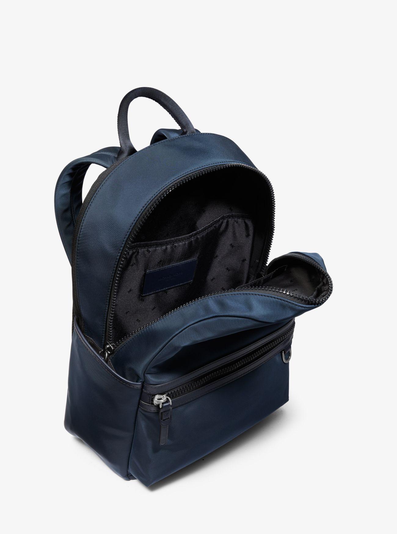 Michael Kors Synthetic Brooklyn Nylon Gabardine Backpack in Blue for