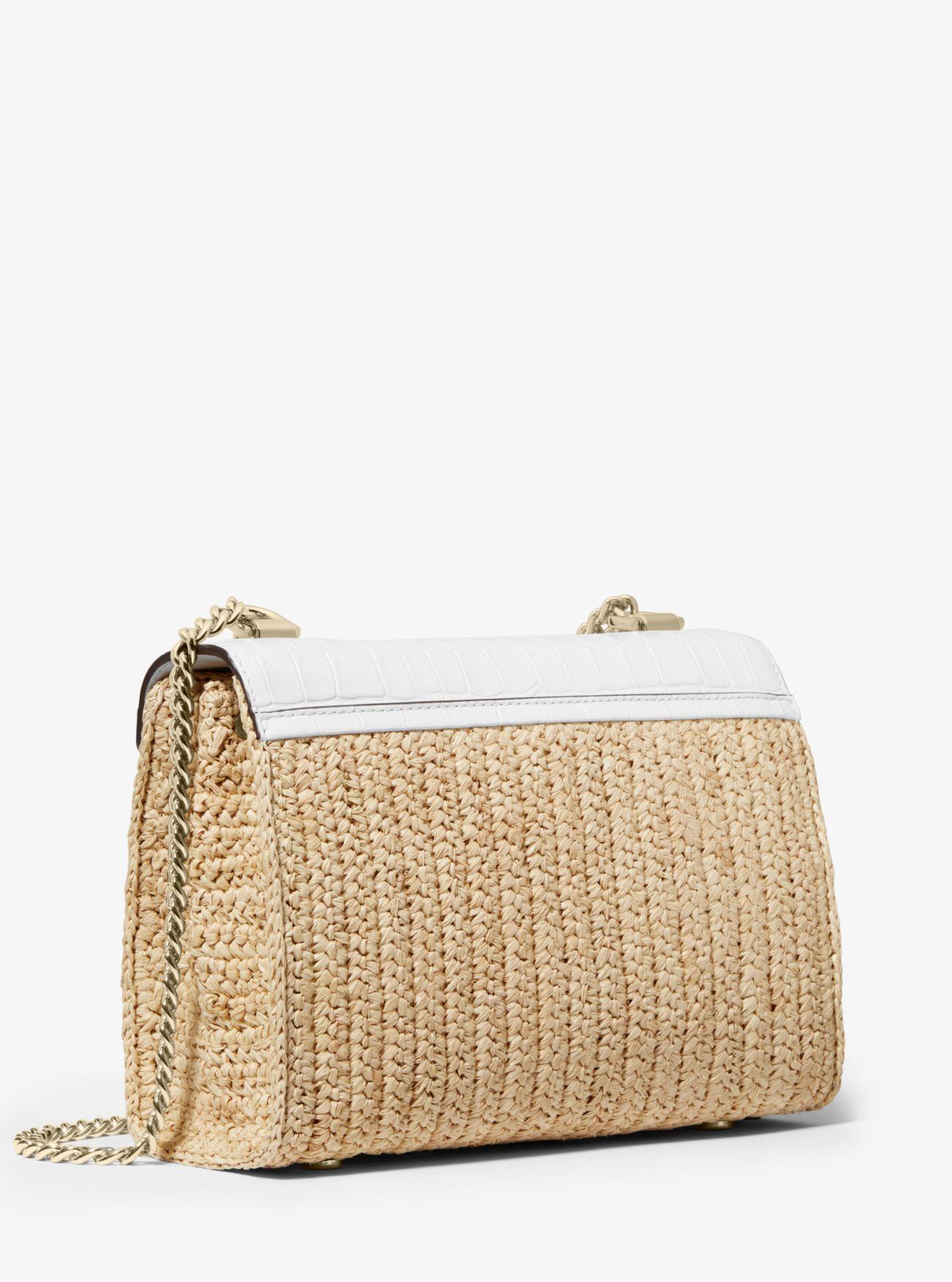 Michael Kors Whitney Large Raffia And 