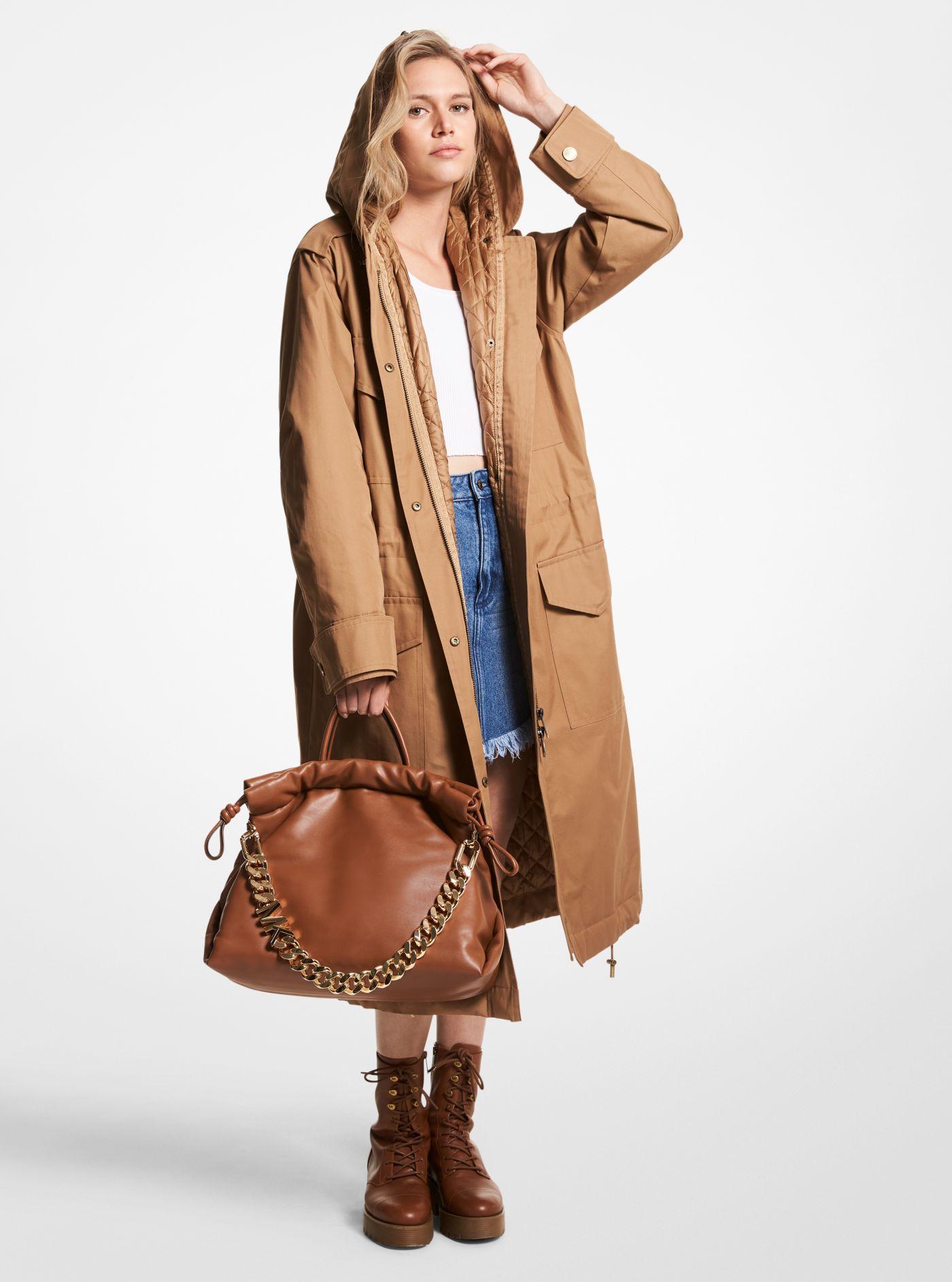 Water-resistant Cotton Twill Parka 