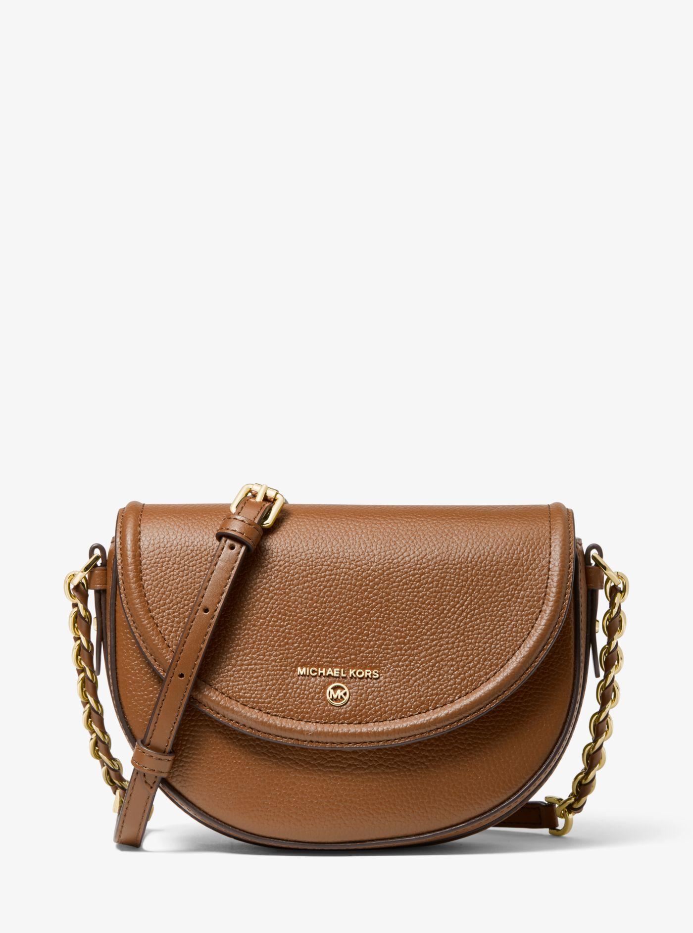MICHAEL Michael Kors Jet Set Medium Pebbled Leather Half Dome