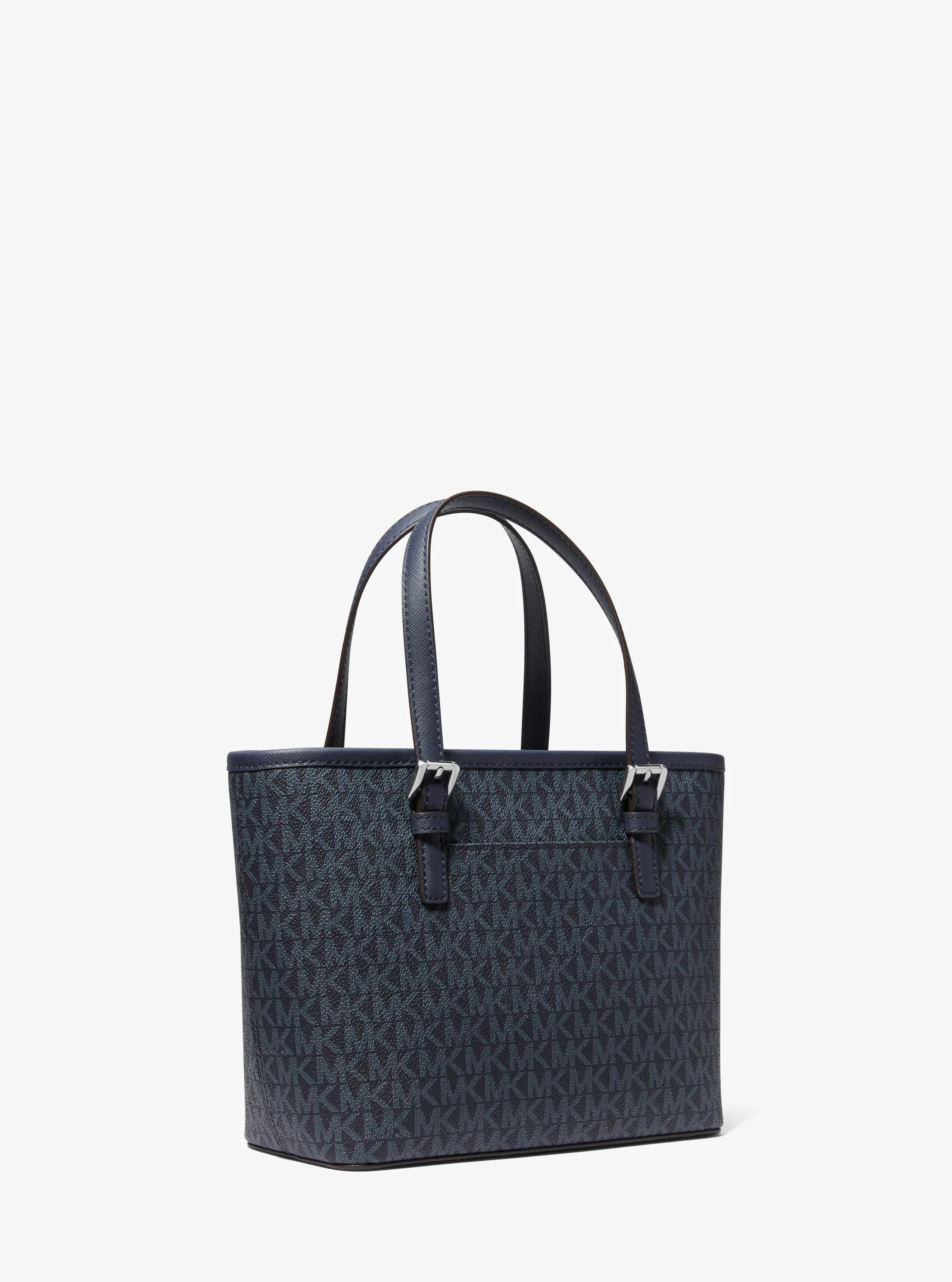 jet set travel extra small logo top zip tote bag Michael Kors Outlet Extra-Small Top-Zip while a top Michael Kors Jet Set Travel