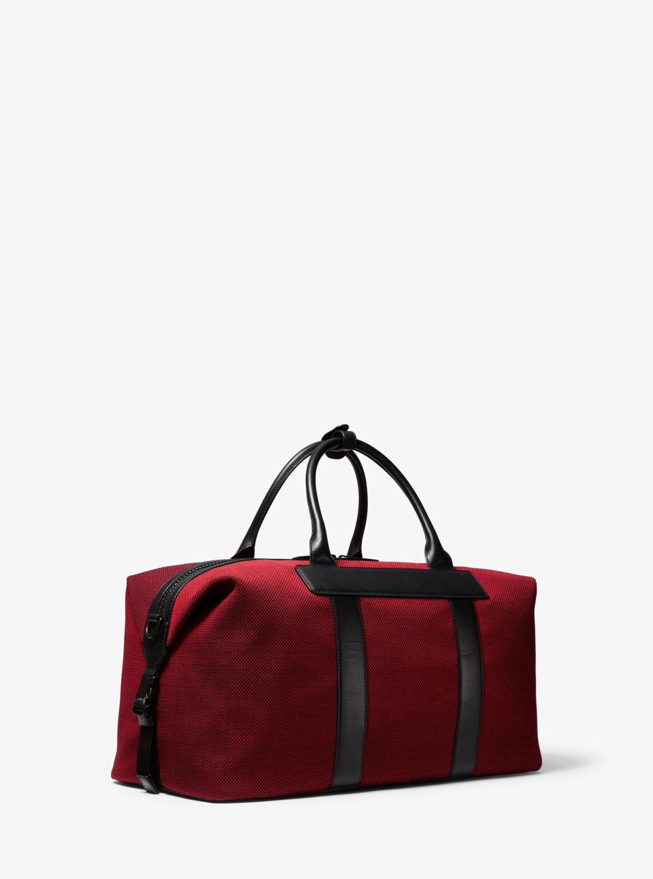 Michael Kors Kors X Tech Knit Duffel Bag in Red Lyst