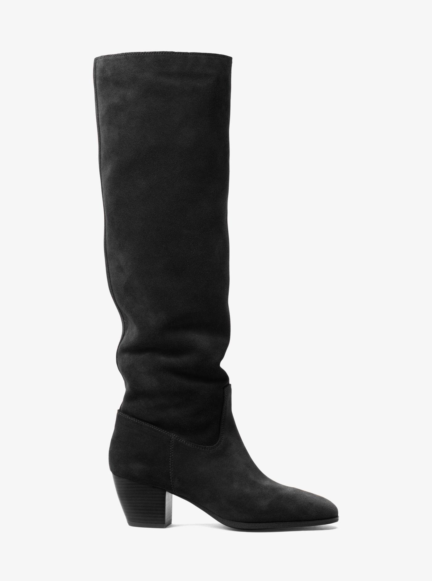 michael michael kors avery suede boot