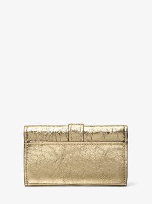 Michael kors gold wallet sale