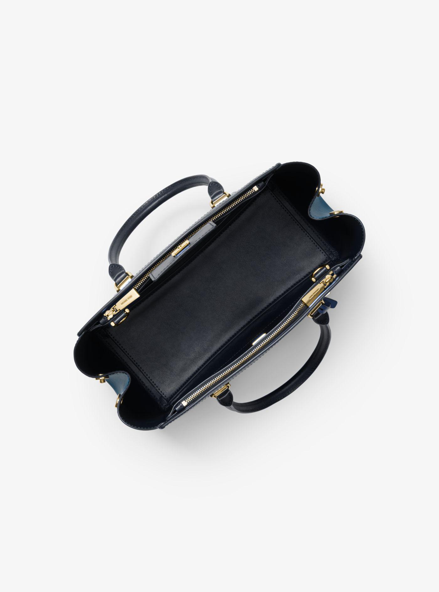 benning large leather satchel