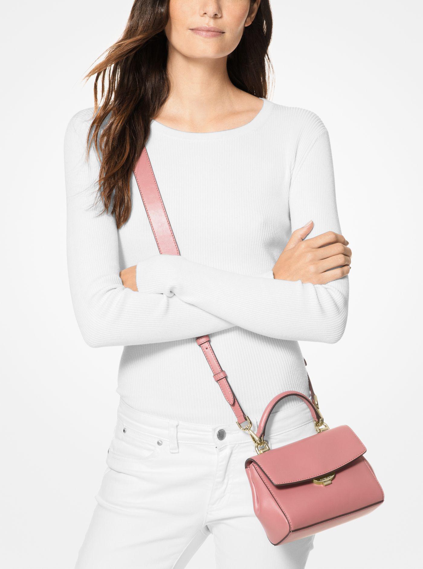 Michael Kors Ava Extrasmall Leather Crossbody Bag Literacy Basics