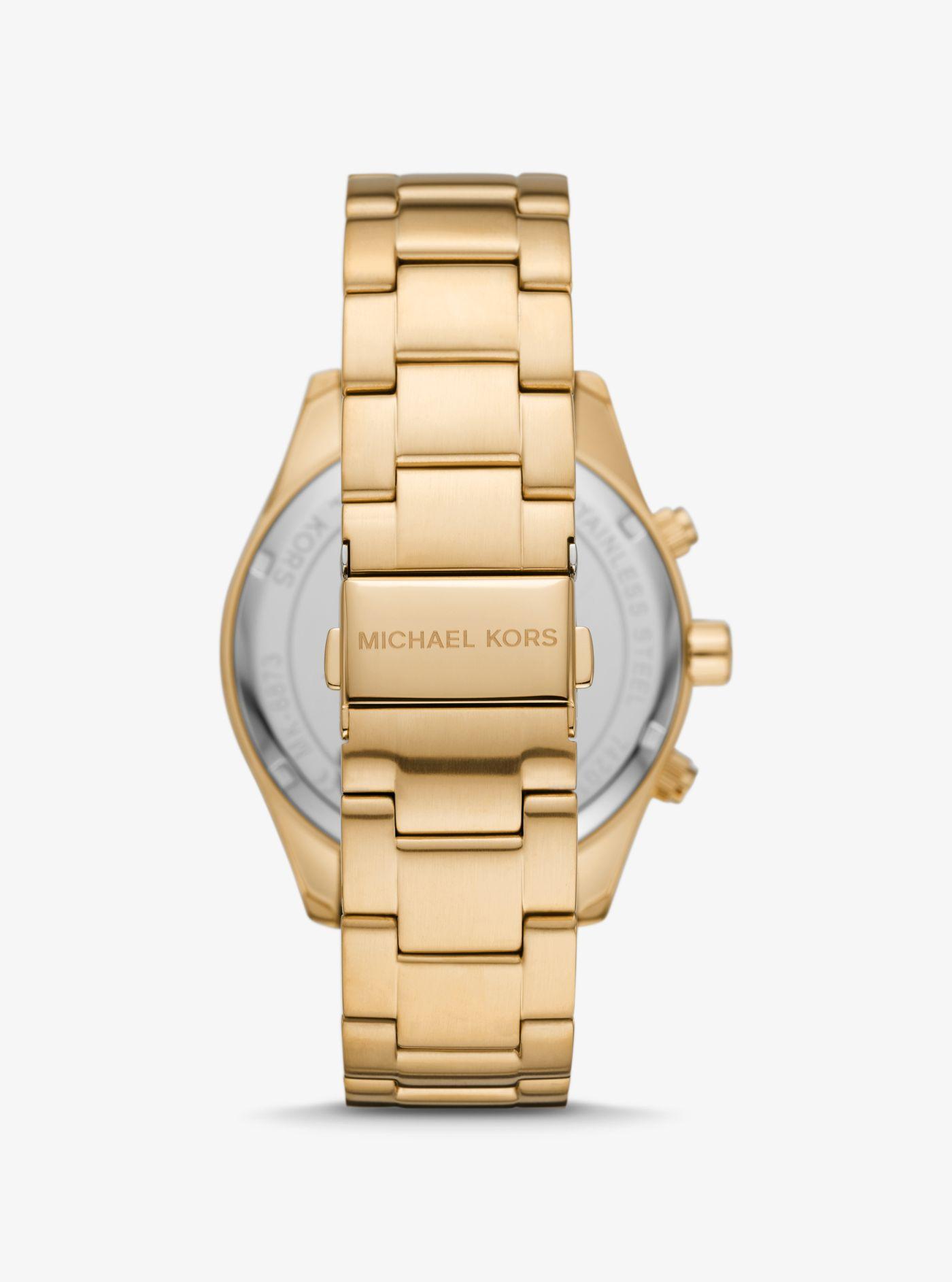 Michael Kors Oversized Layton Pavé Gold 