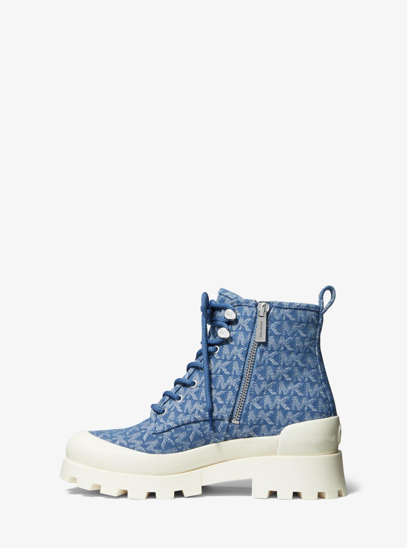 Michael kors 2024 boots blue