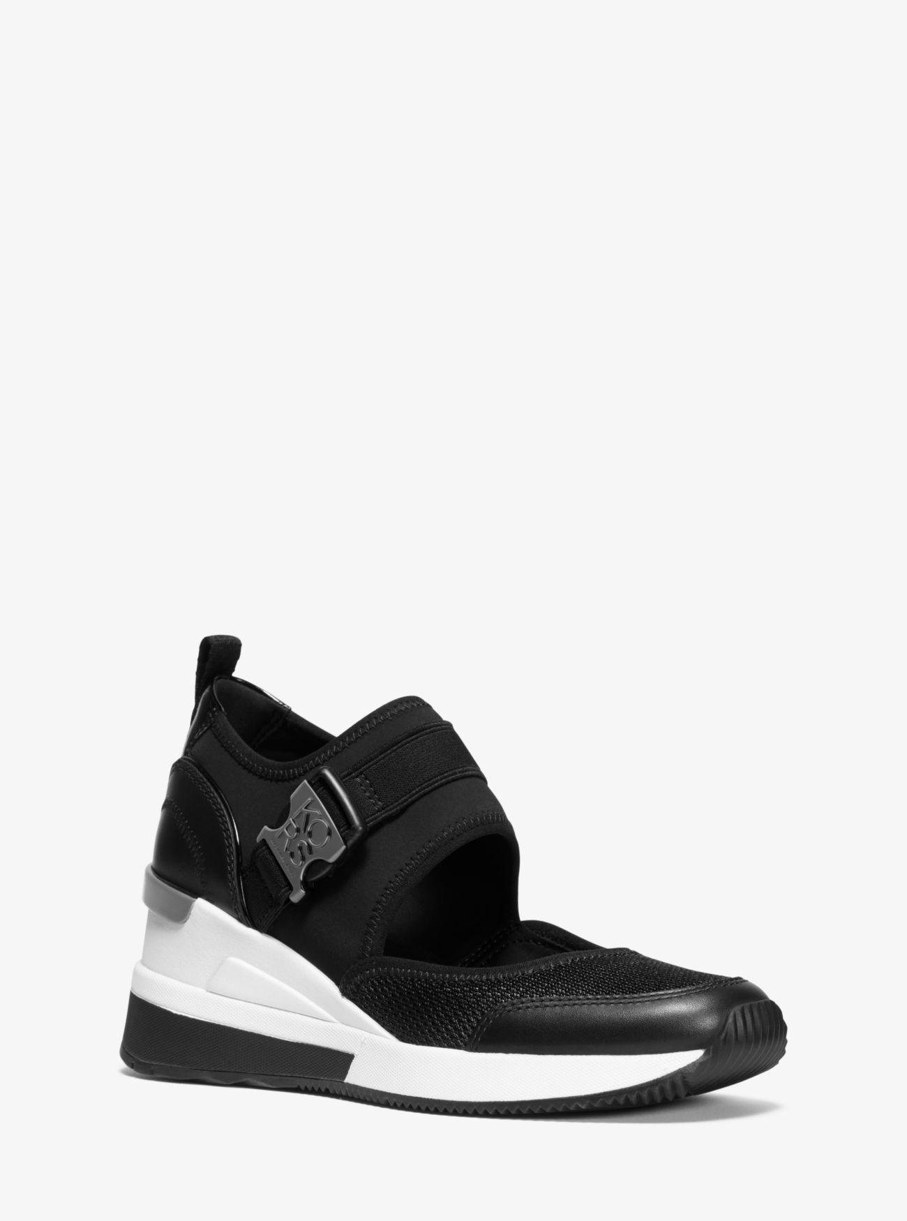 michael michael kors barlow mesh and scuba sport sandal