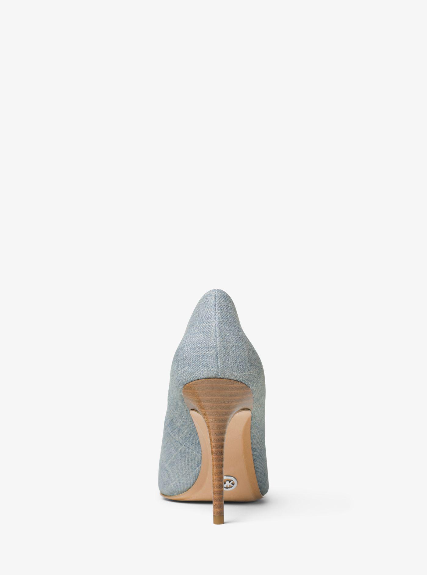 michael kors denim pumps