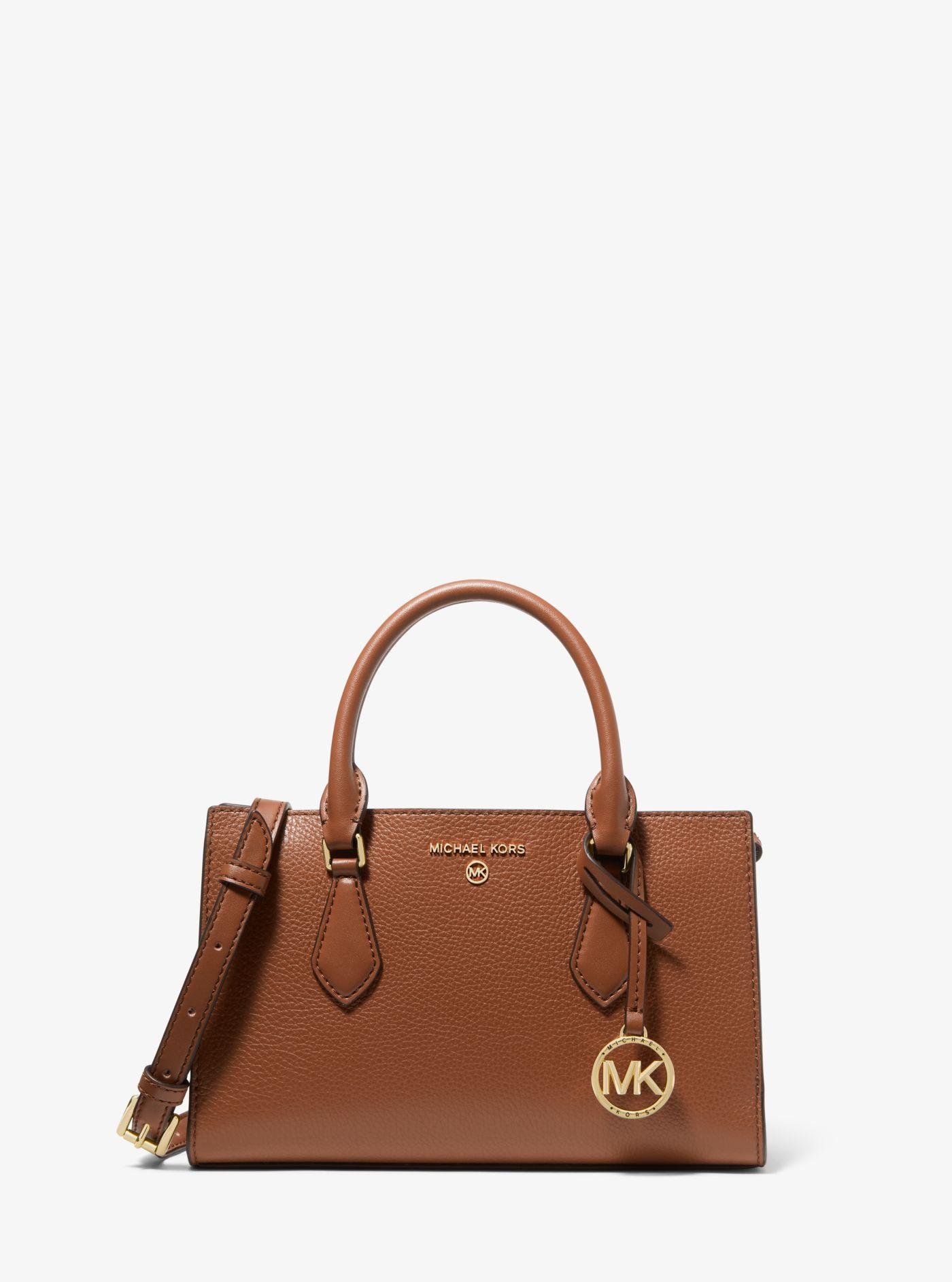 Michael Kors Valerie Small Pebbled Leather Satchel | Lyst Canada