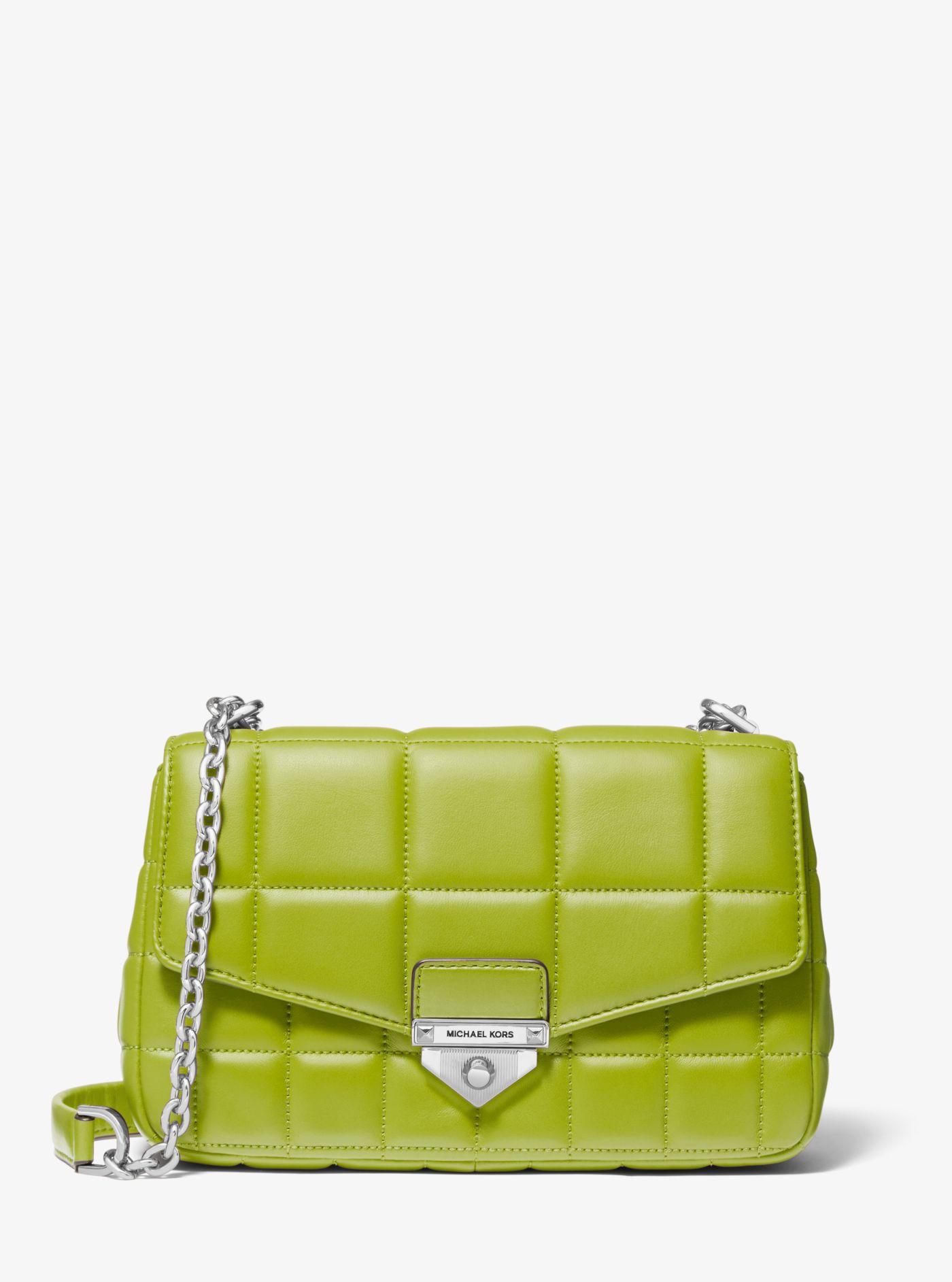 Michael kors sales lime green crossbody