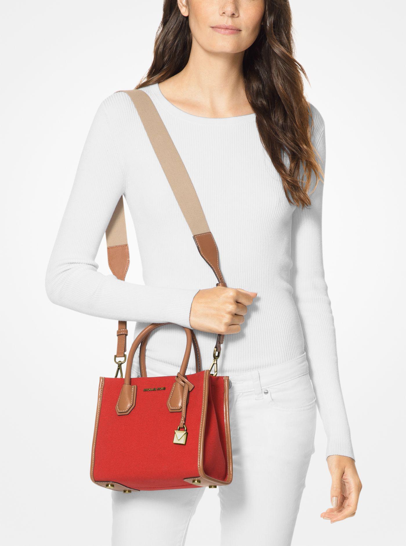 Michael kors mercer canvas crossbody Clearance