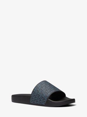 michael kors velcro slides