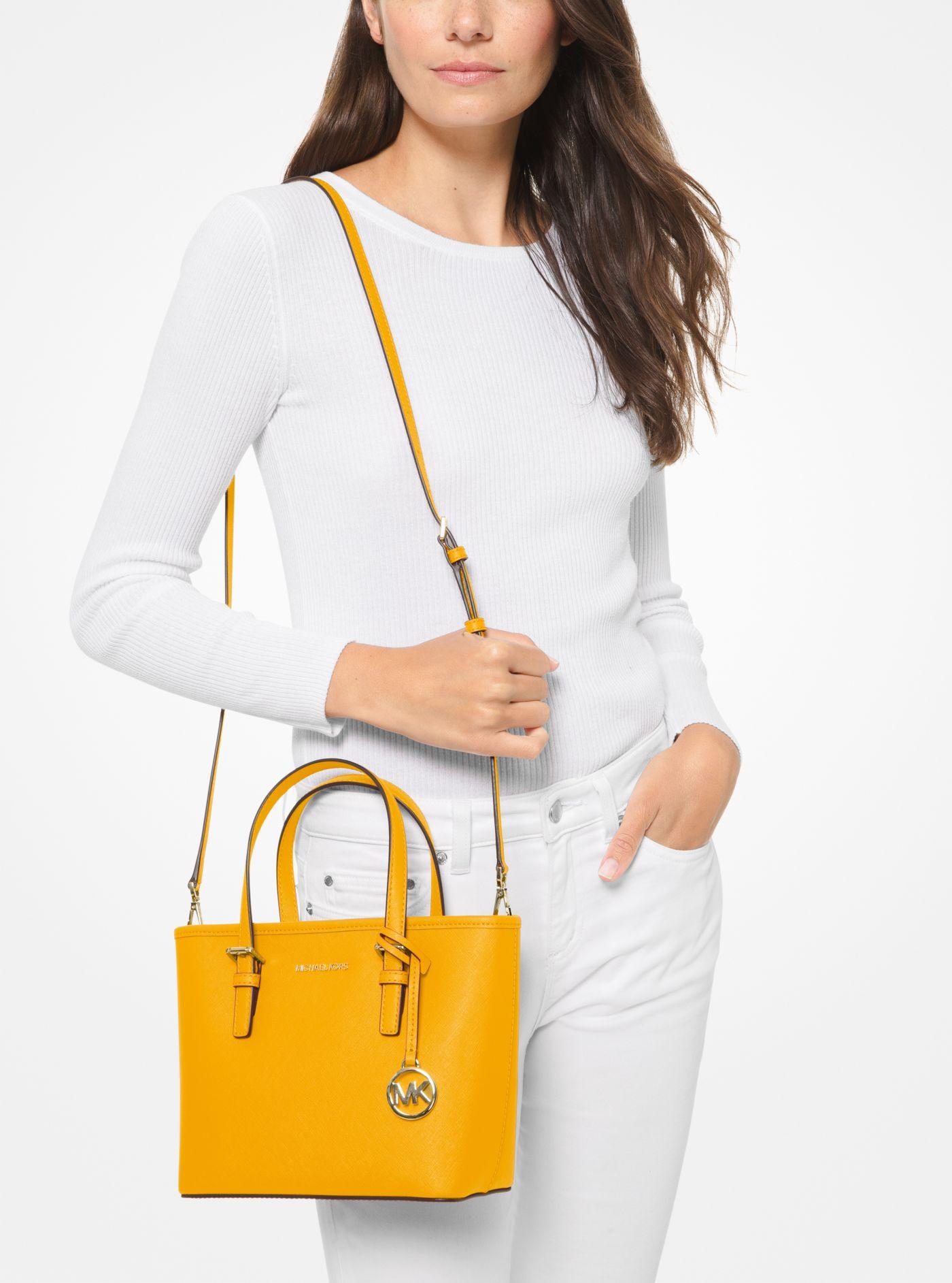 Michael Kors Jet Set Travel Extra-small Saffiano Leather Top-zip Tote Bag |  Lyst