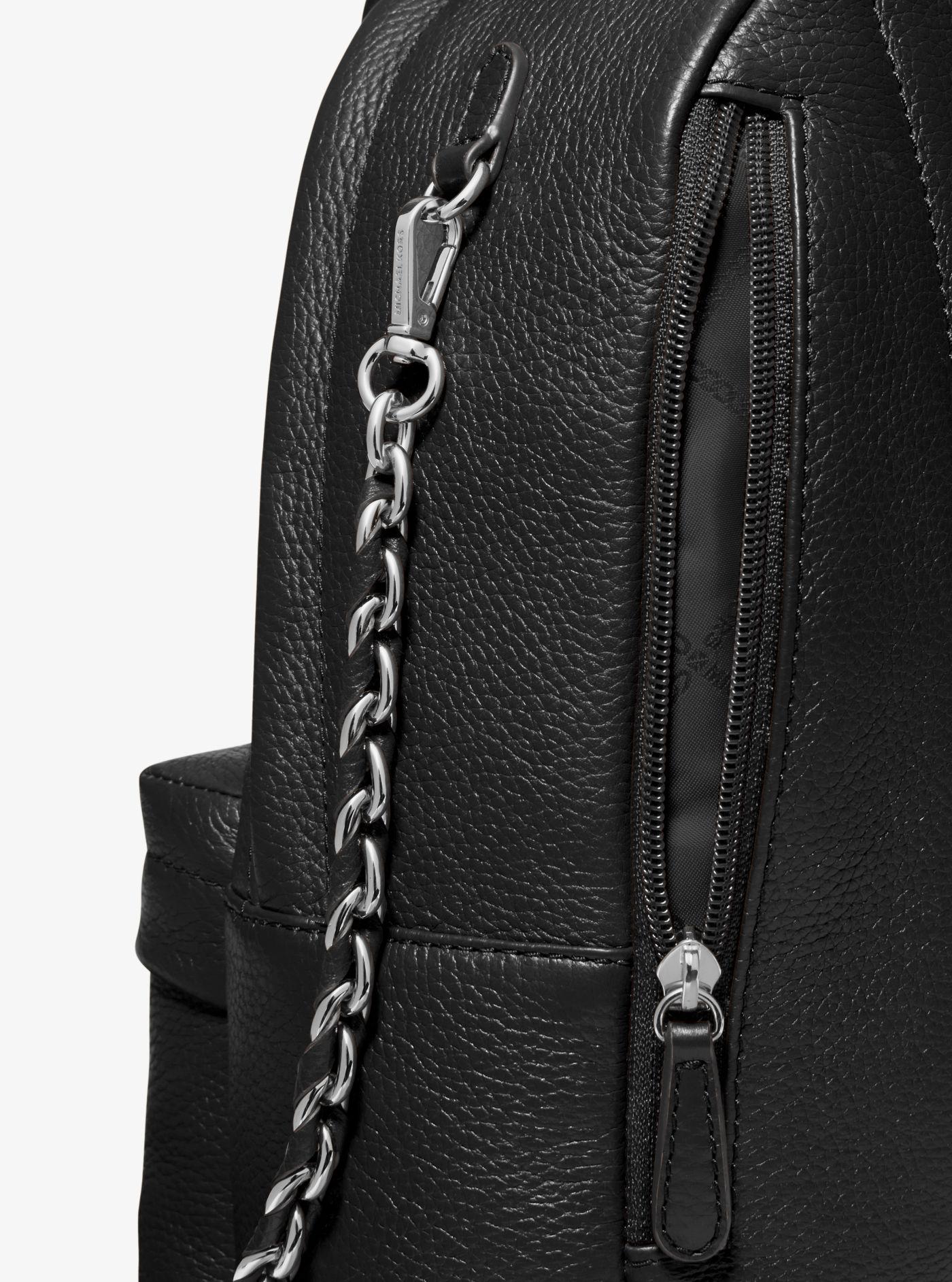 Michael Kors Synthetic Slater Large Pebbled Leather Backpack in 