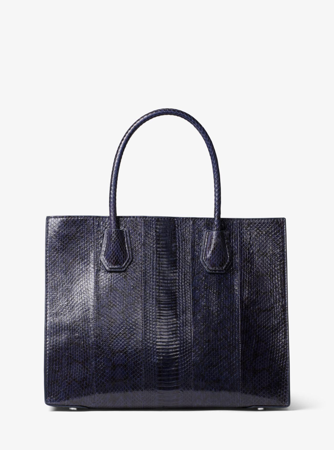 michael kors snakeskin tote
