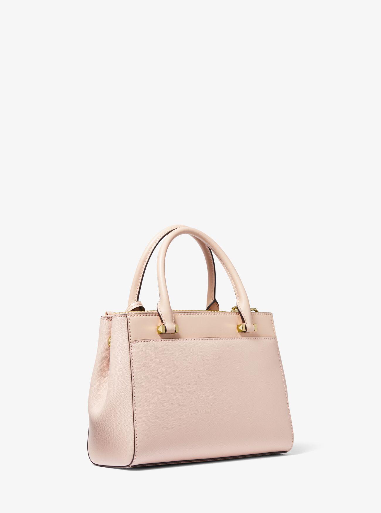 michael kors gibson leather satchel