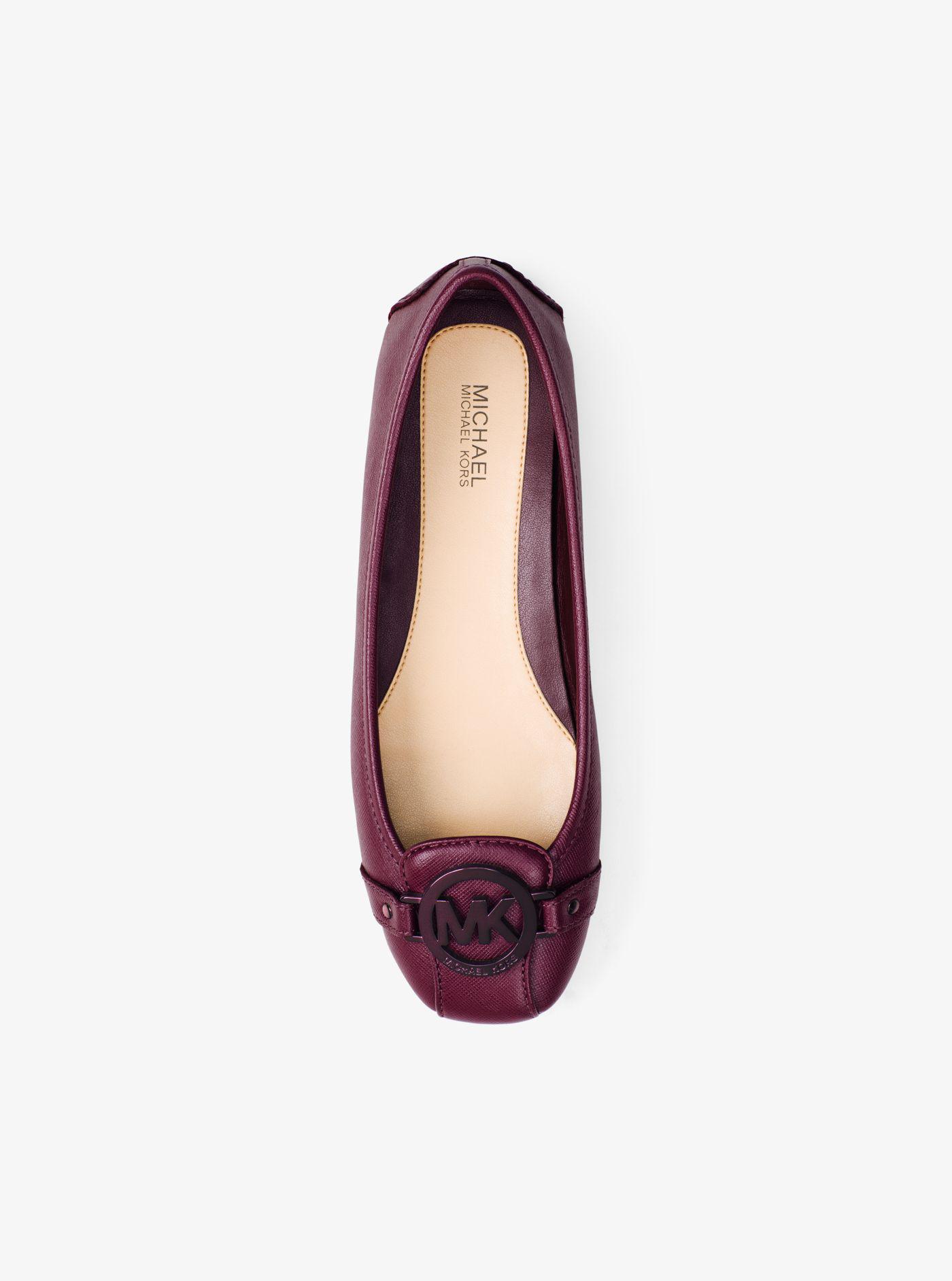 michael michael kors fulton leather moccasin